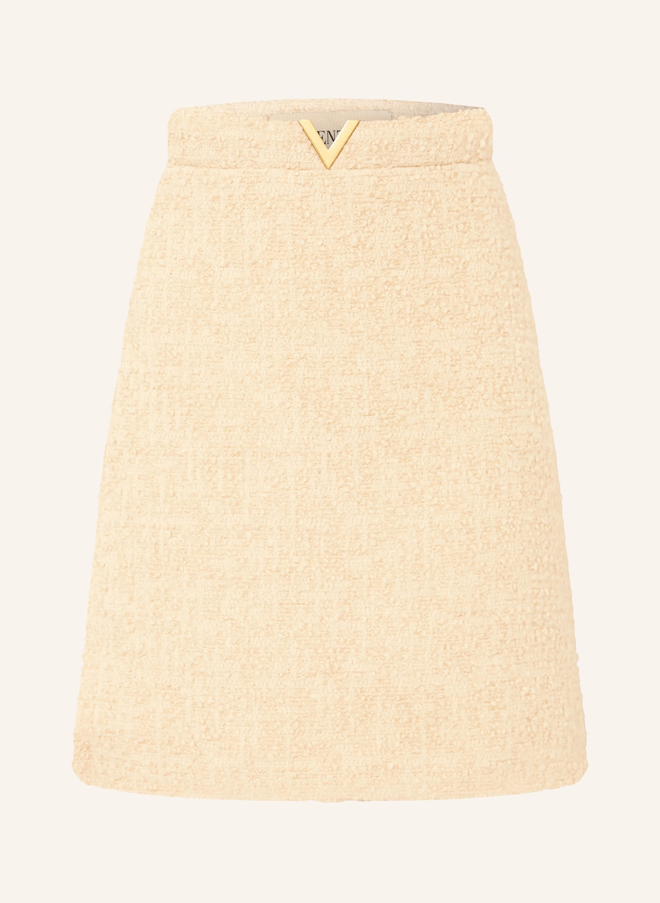 VALENTINO Spódnica bouclé: BEŻOWY