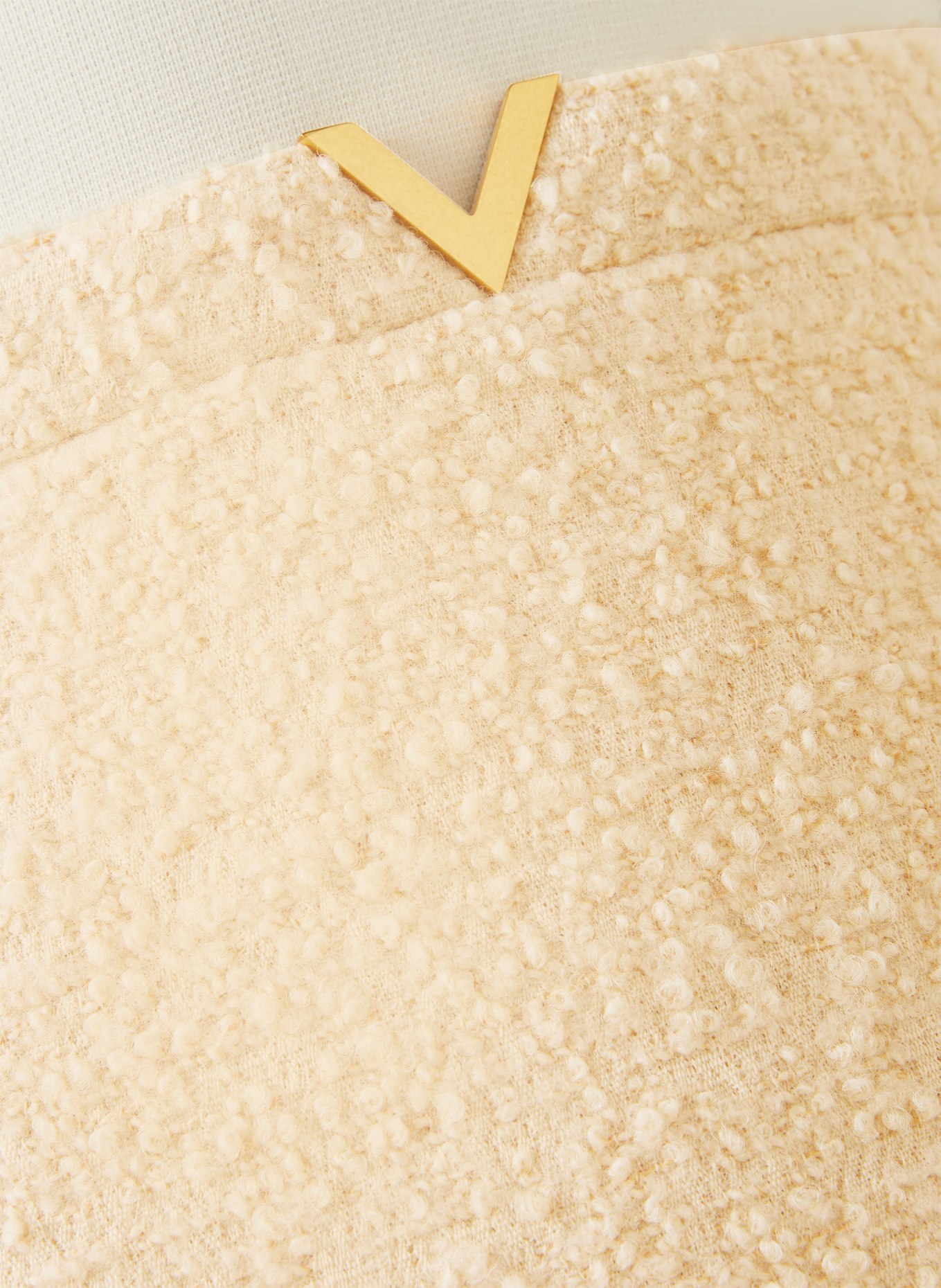 VALENTINO Spódnica bouclé: BEŻOWY