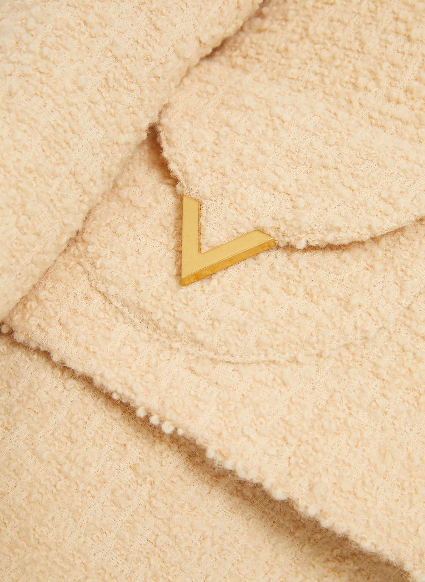 VALENTINO Kastenjacke aus Tweed: ECRU