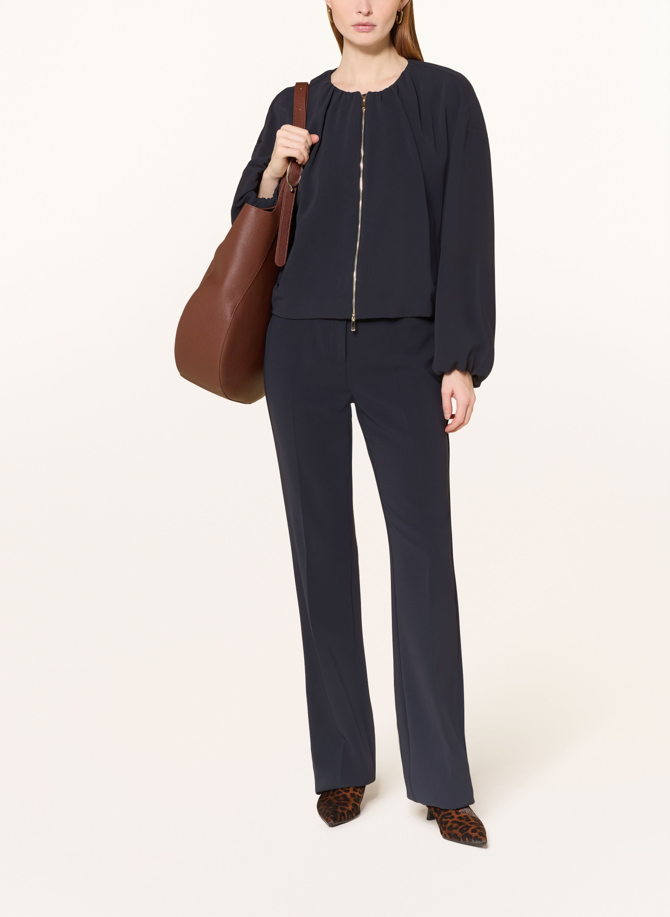 MARELLA Bootcut-Hose: DUNKELBLAU