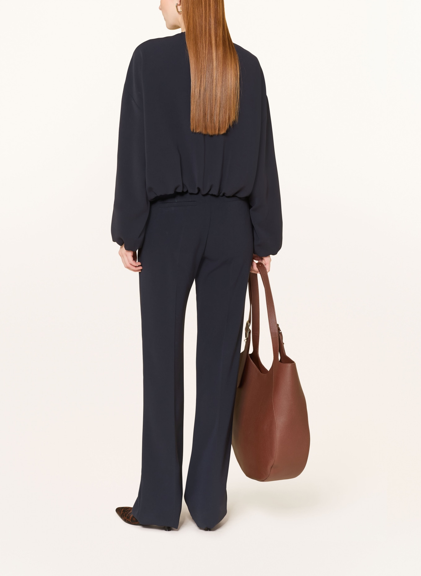 MARELLA Bootcut-Hose: DUNKELBLAU