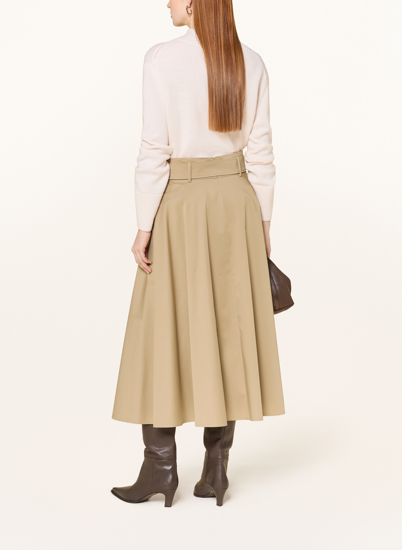MARELLA skirt: LIGHT BROWN