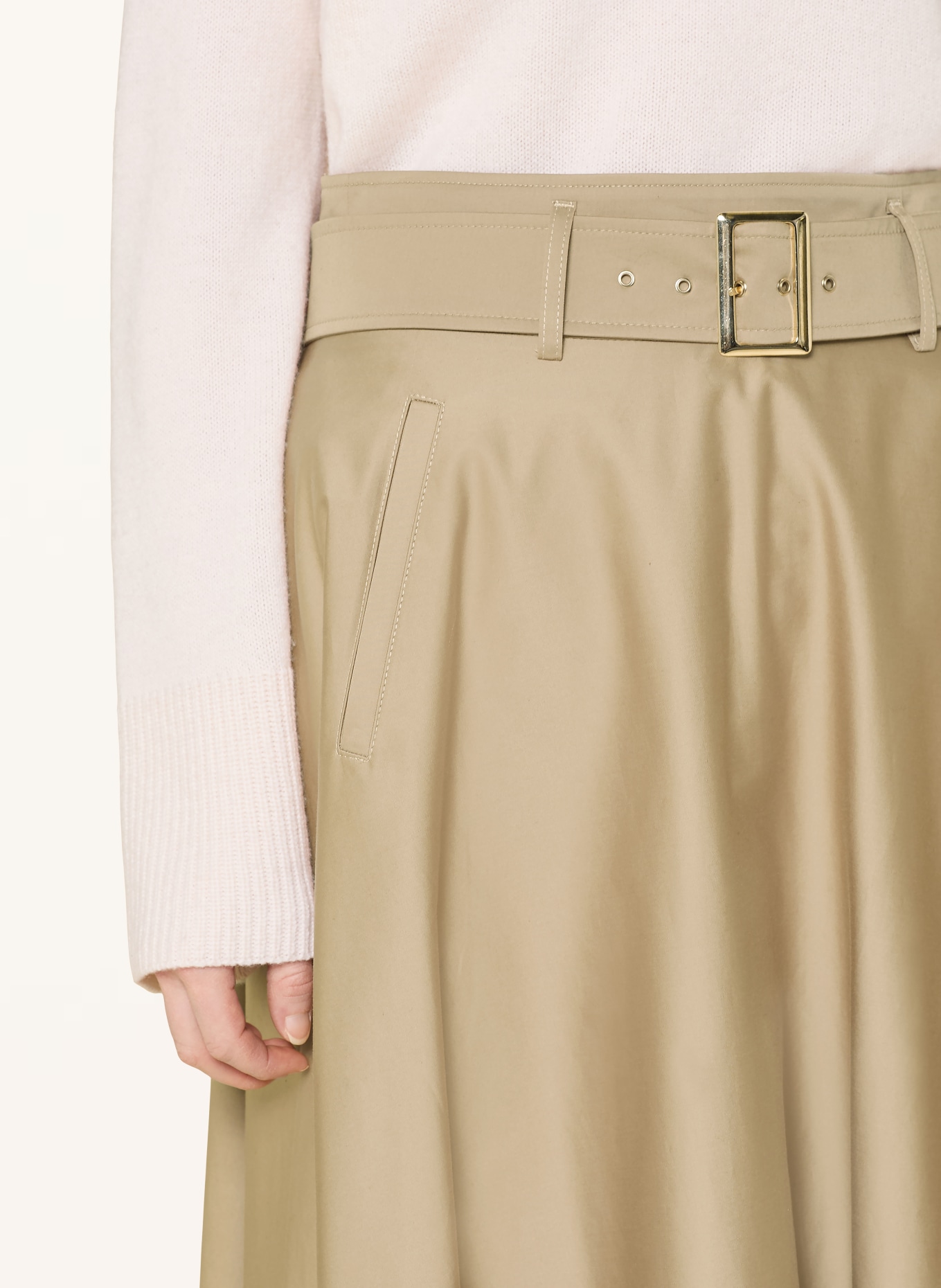 MARELLA skirt: LIGHT BROWN