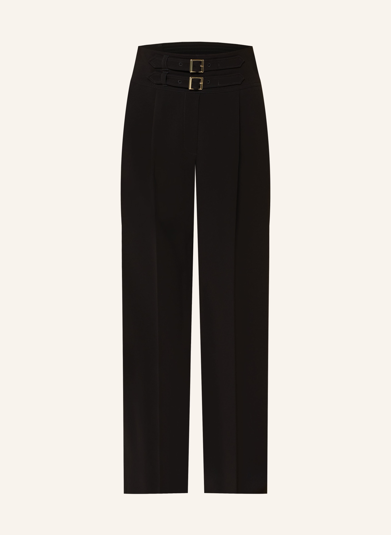 MARELLA Marlenehose: SCHWARZ / GOLD