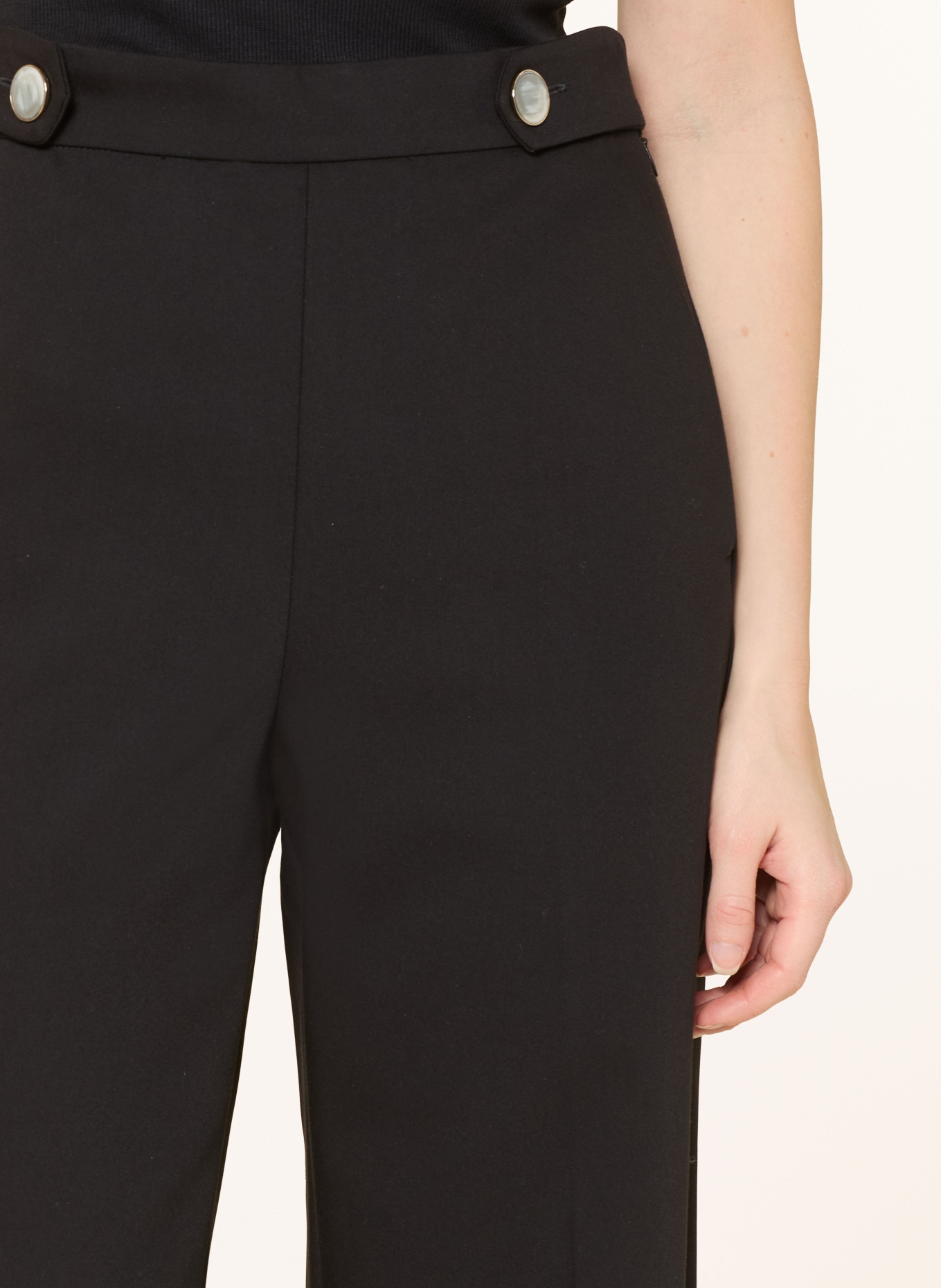 MARELLA Marlenehose: SCHWARZ