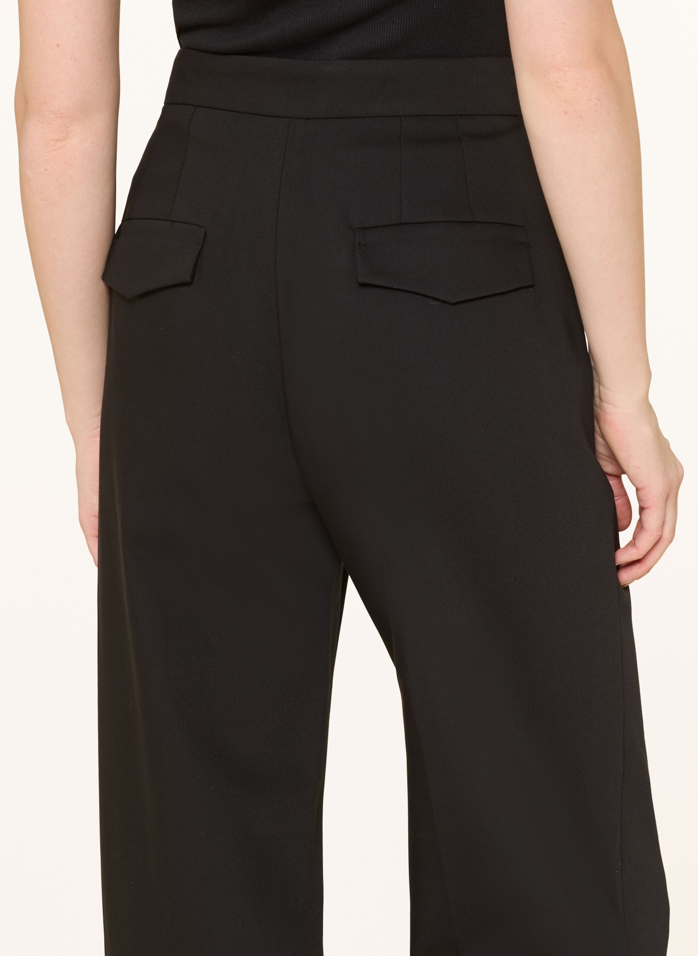 MARELLA Marlenehose: SCHWARZ