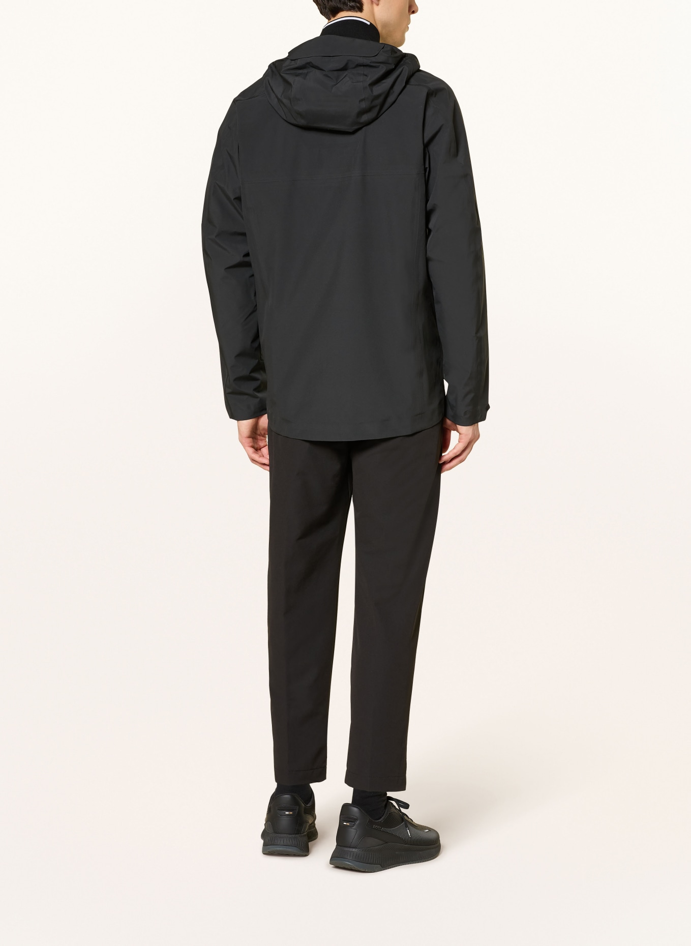 BOSS Regenjacke TOUR: SCHWARZ