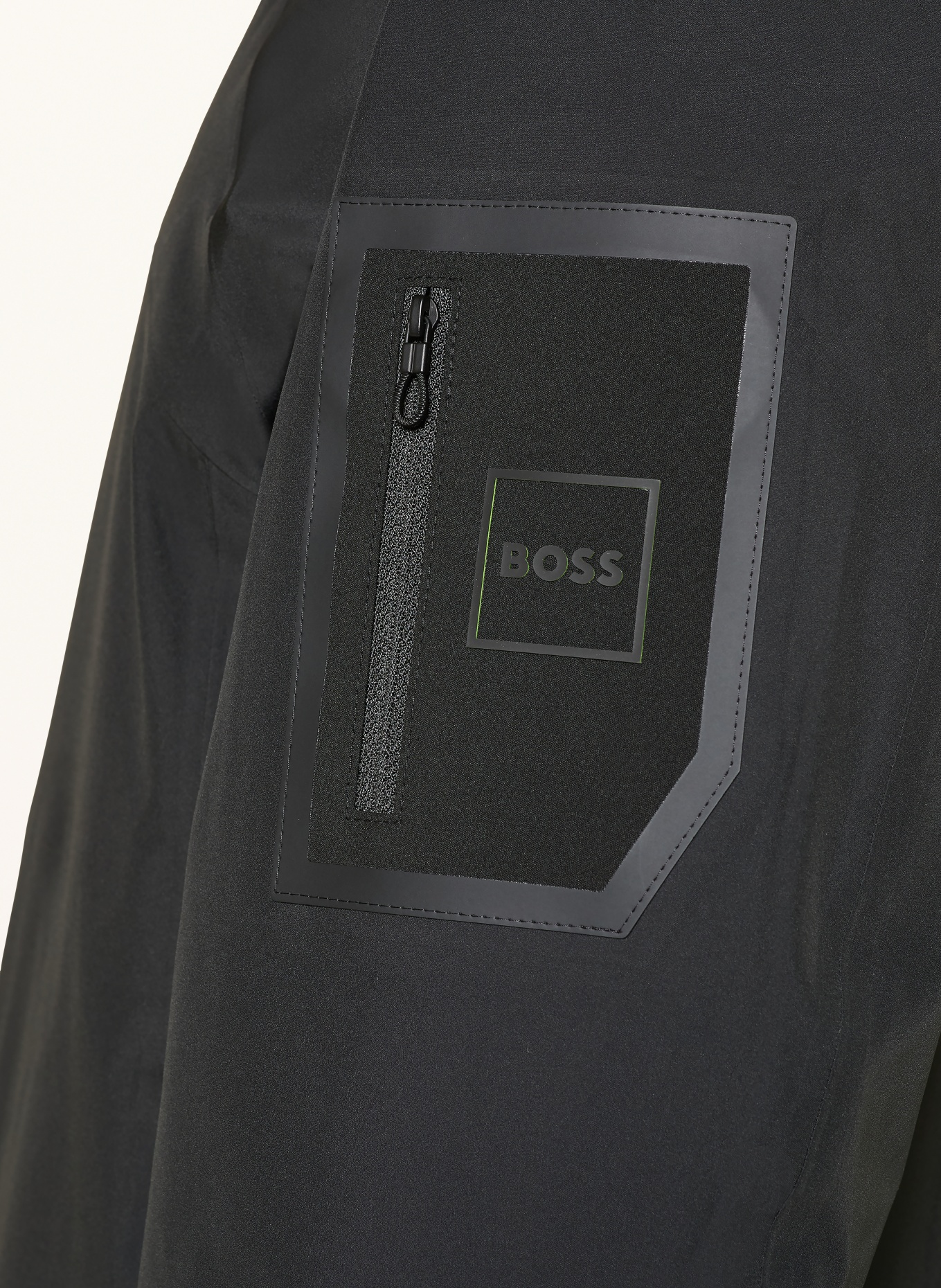 BOSS Regenjacke TOUR: SCHWARZ