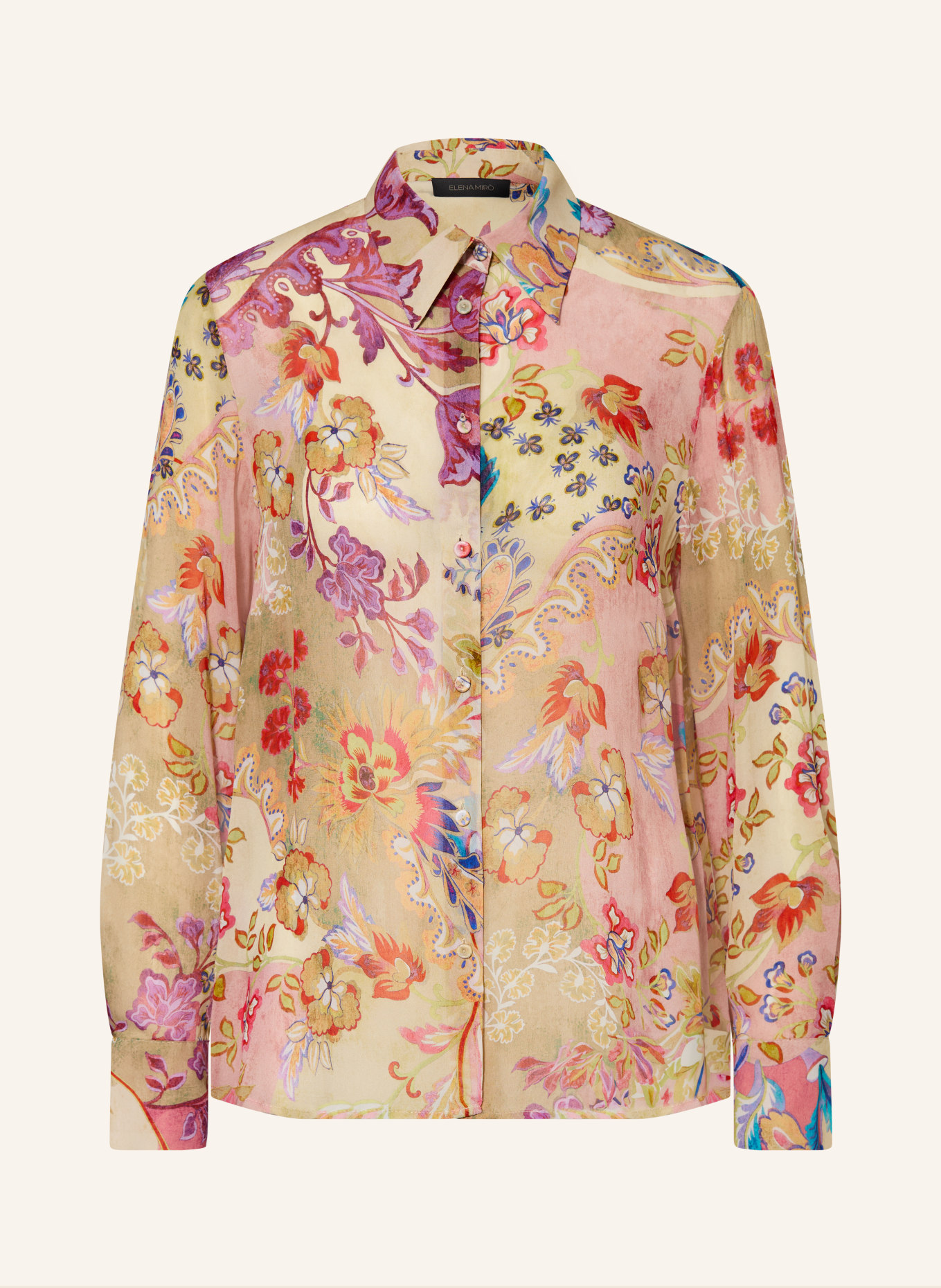 ELENA MIRO shirt blouse: ROSE / RED / KHAKI