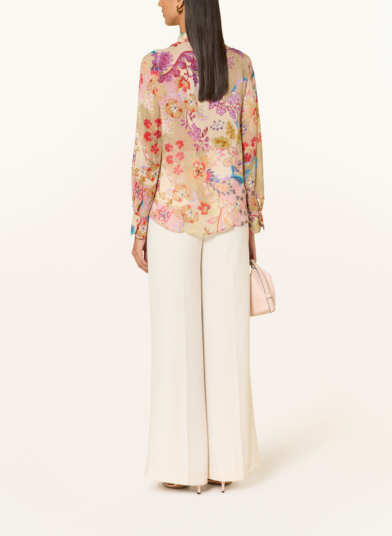 ELENA MIRO shirt blouse: ROSE / RED / KHAKI