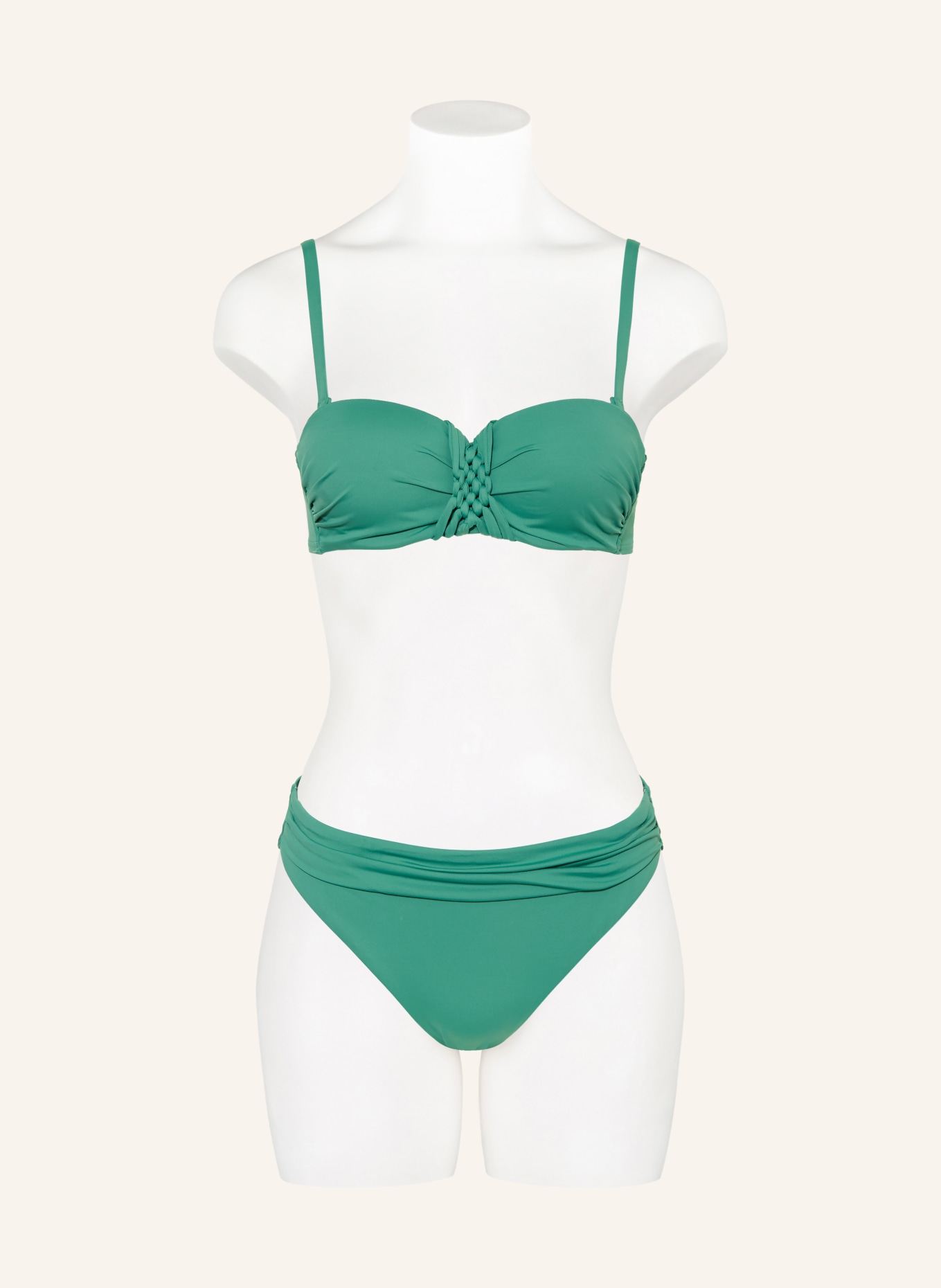 CYELL Biustonosz bikini z fiszbinami GREEN OASIS: PETROL