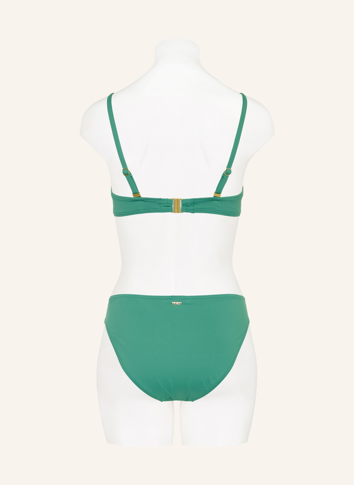 CYELL Biustonosz bikini z fiszbinami GREEN OASIS: PETROL