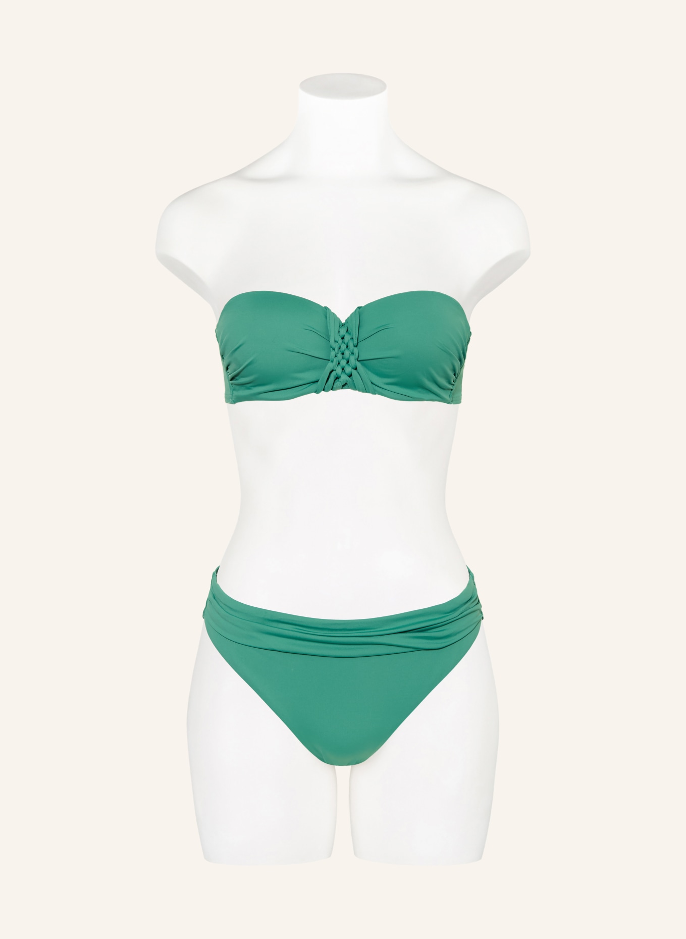 CYELL Biustonosz bikini z fiszbinami GREEN OASIS: PETROL