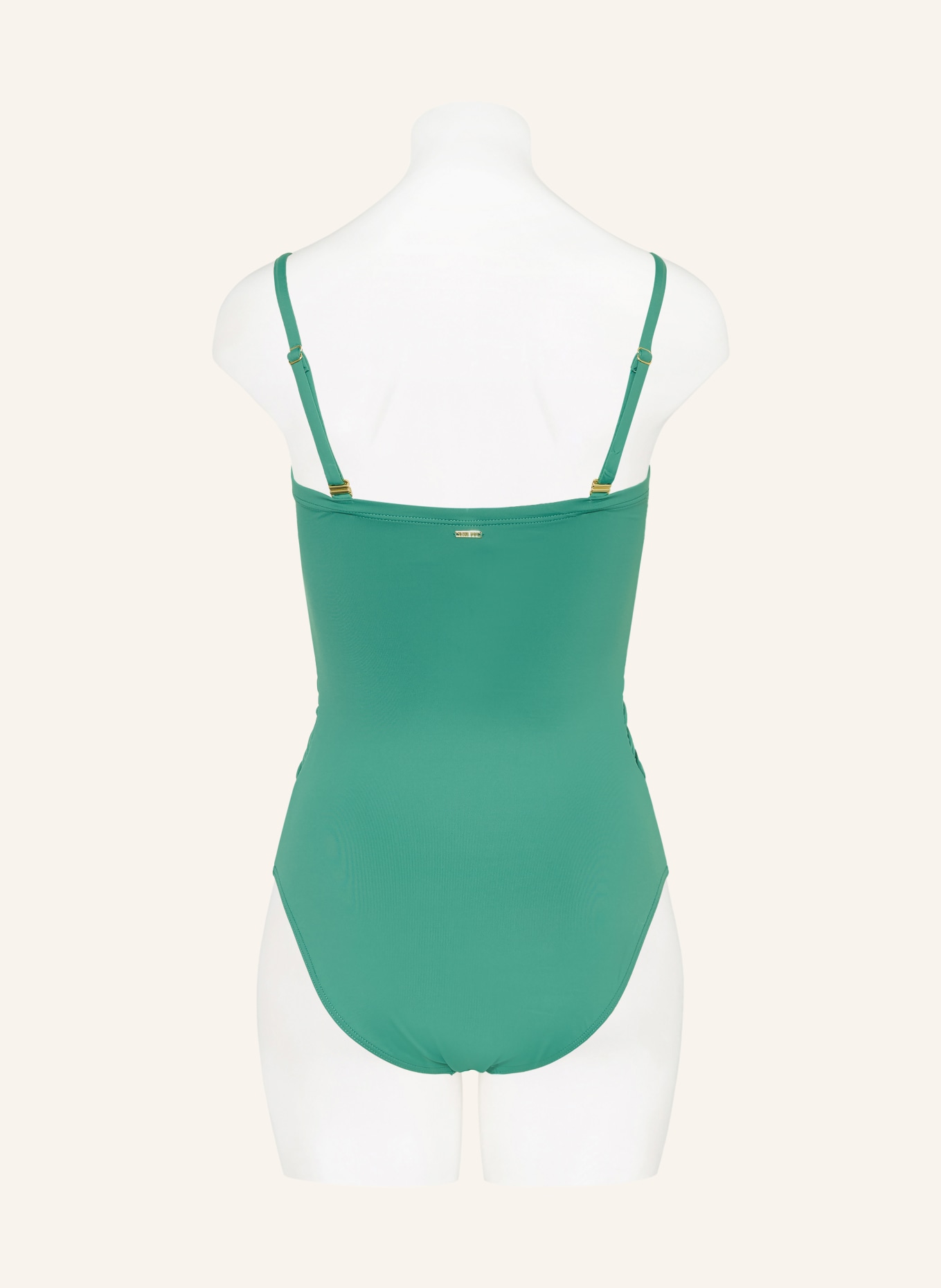 CYELL GREEN OASIS bandeau swimsuit: GREEN