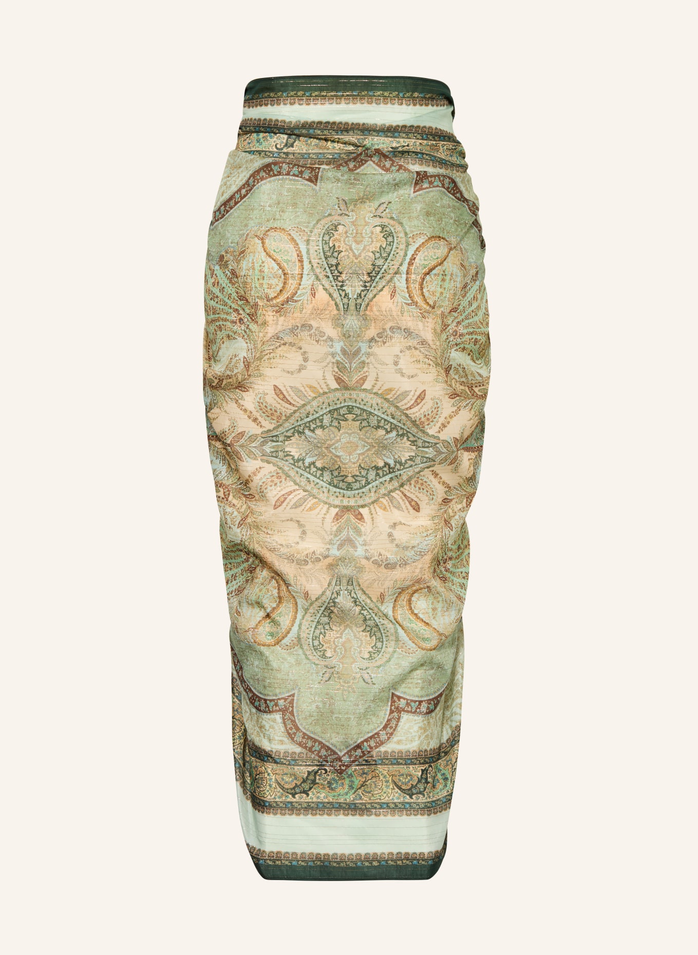 ZIMMERMANN Pareo: HELLGRÜN / BEIGE / DUNKELGRÜN