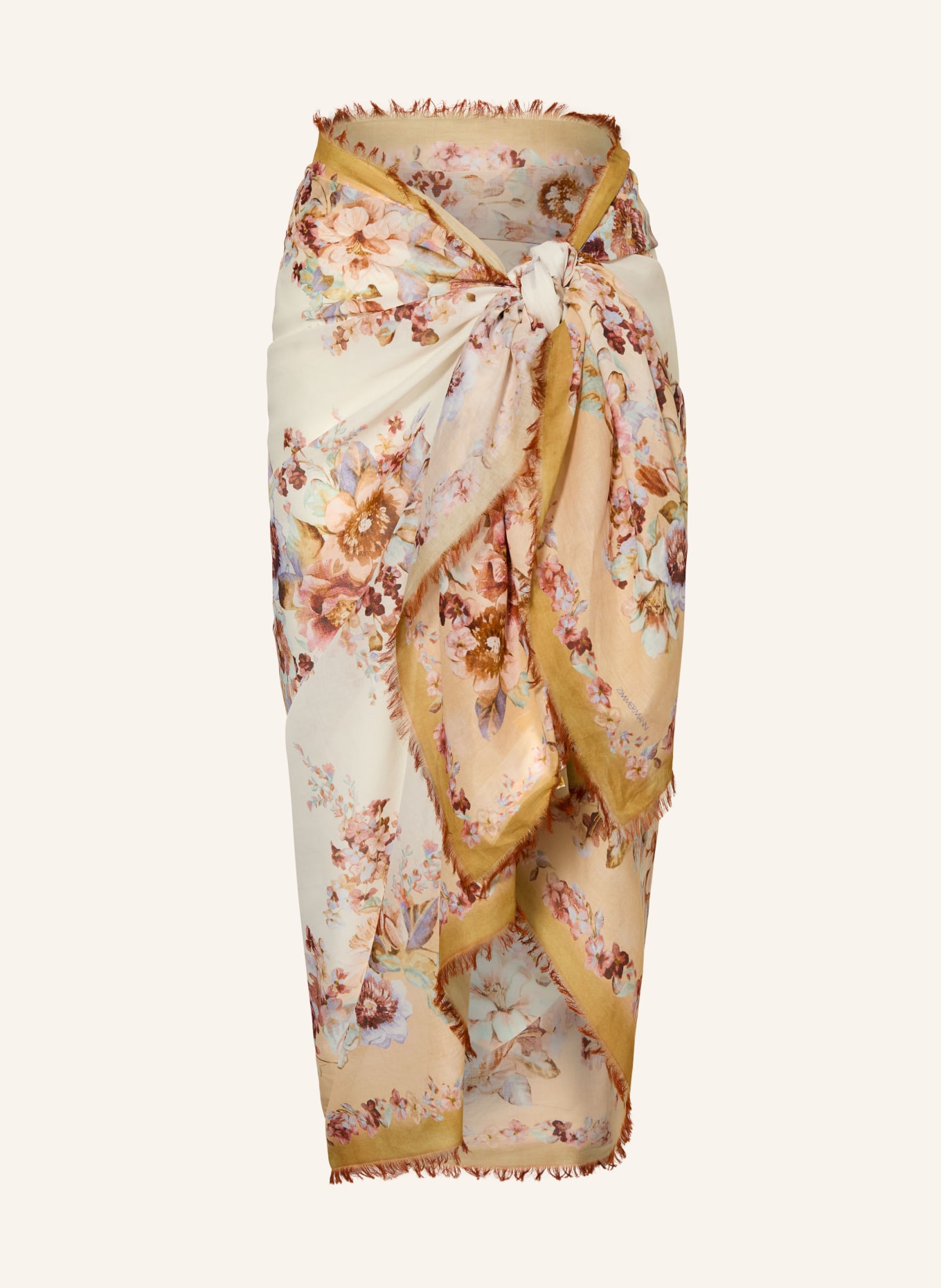 ZIMMERMANN Pareo: CREME / BRAUN / ALTROSA