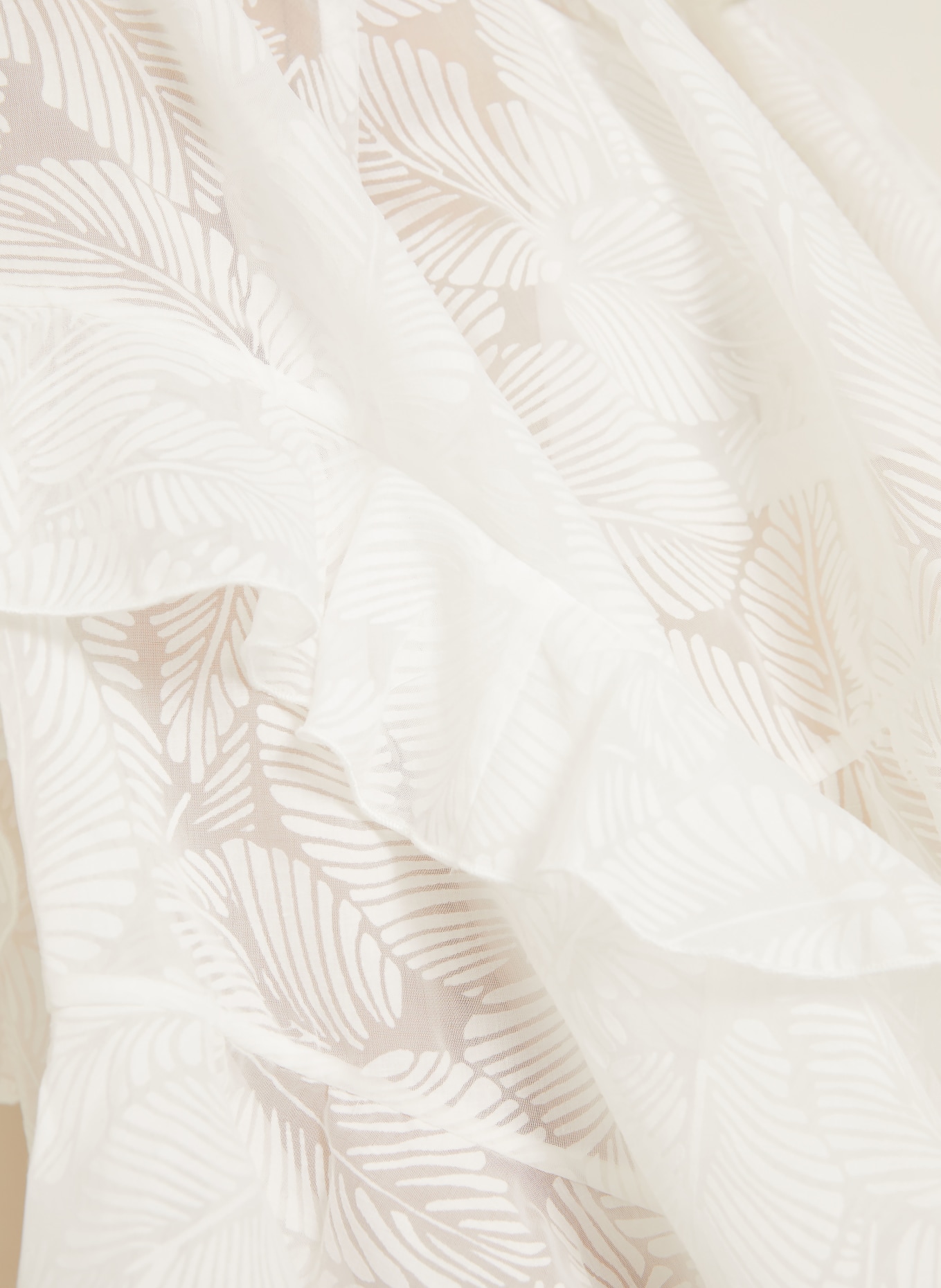 ZIMMERMANN DAYLIGHT blouse shirt with flounces: WHITE