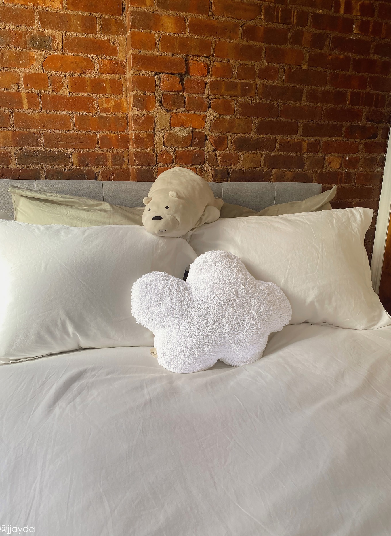 LORENA CANALS Dekokissen WHITE CLOUD: WEISS