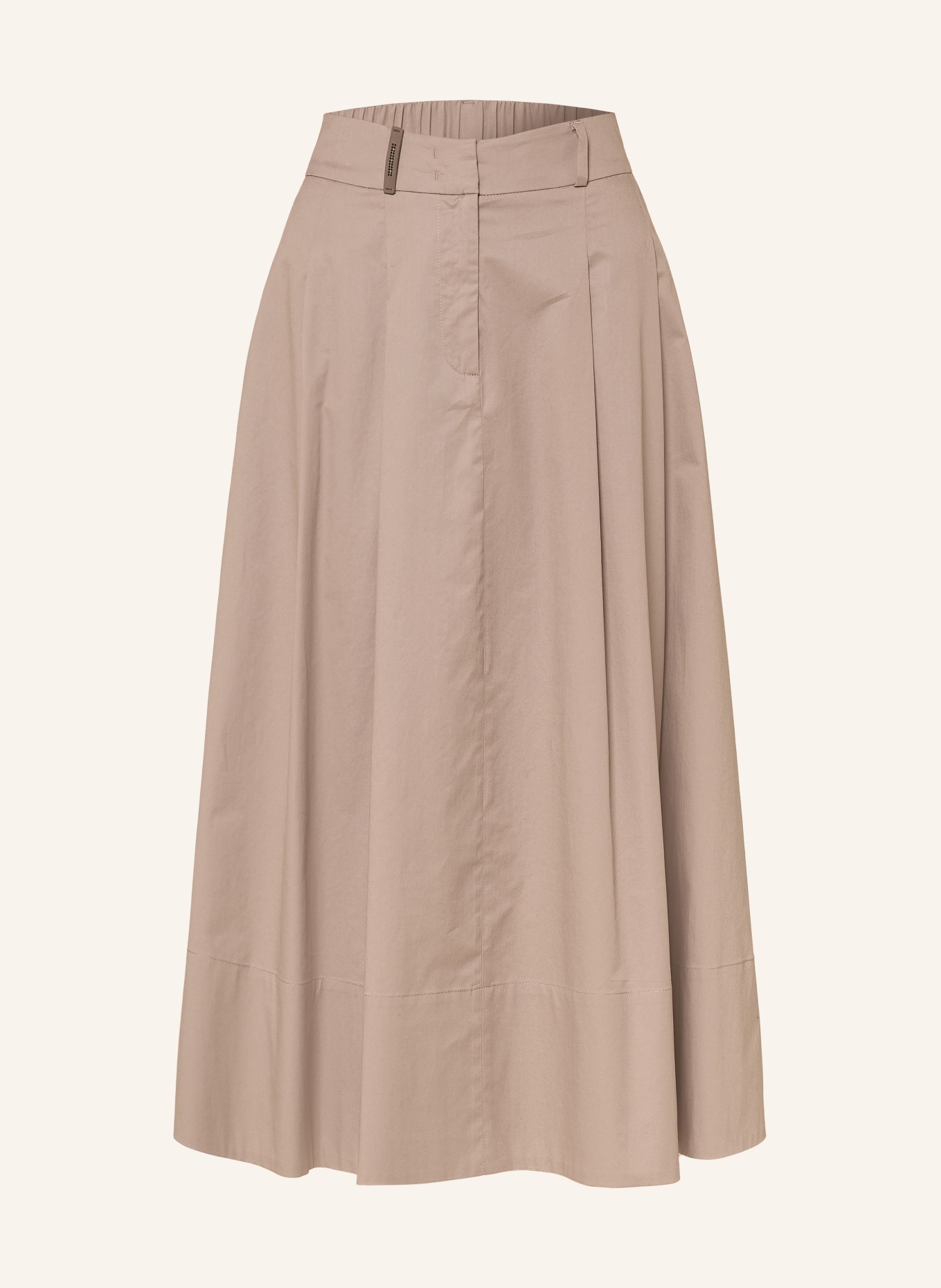 PESERICO skirt: LIGHT BROWN