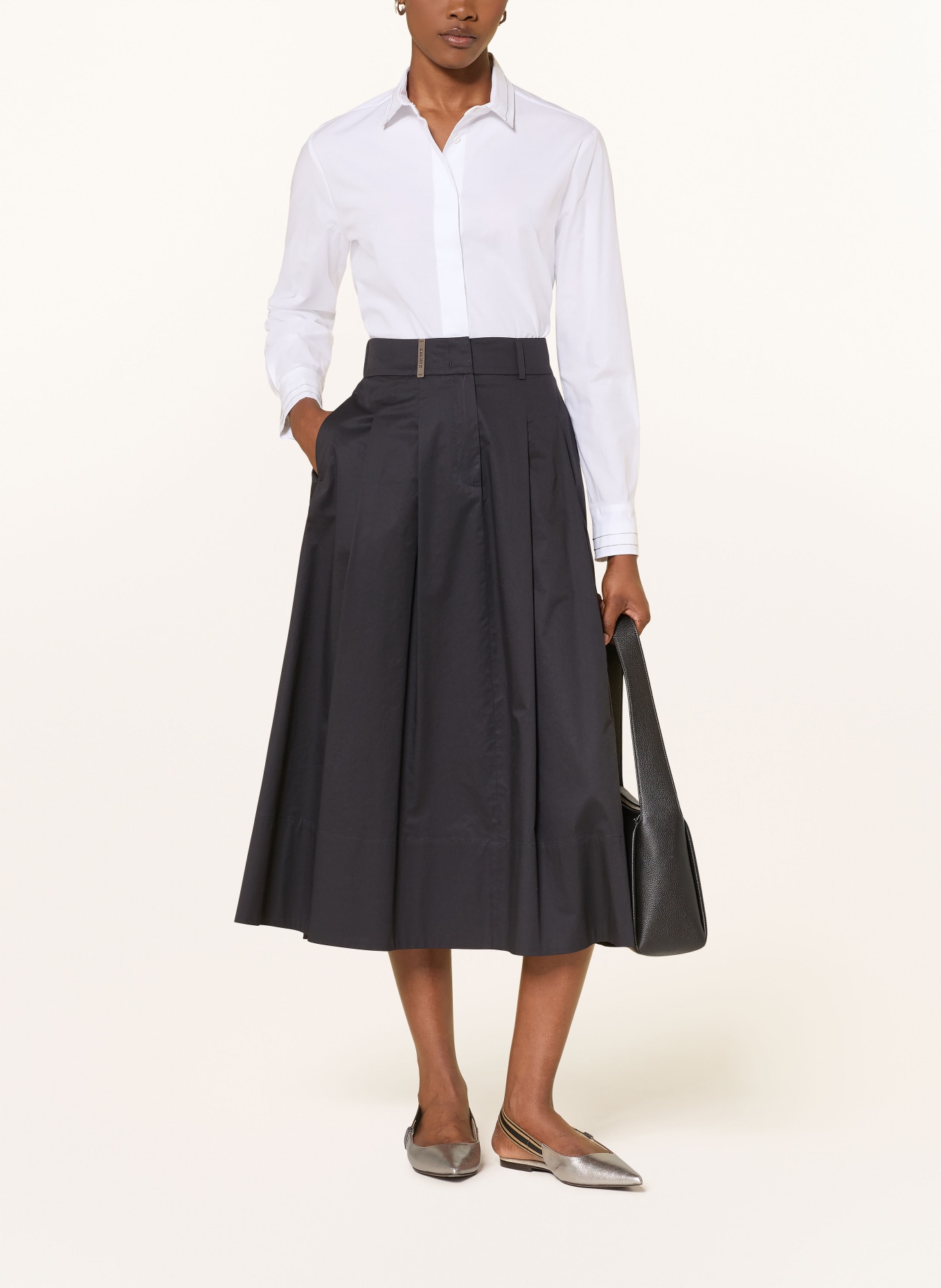 PESERICO skirt: DARK GRAY