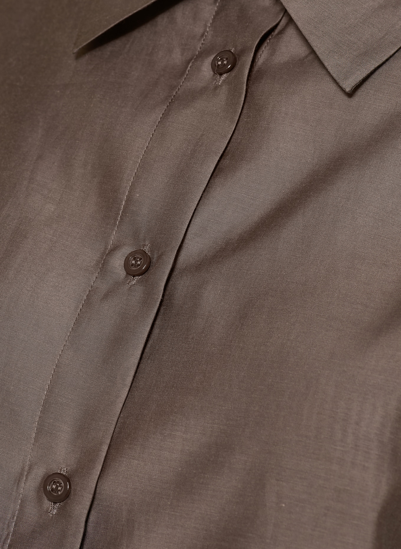 PESERICO Shirt blouse with 3/4 sleeves: TAUPE