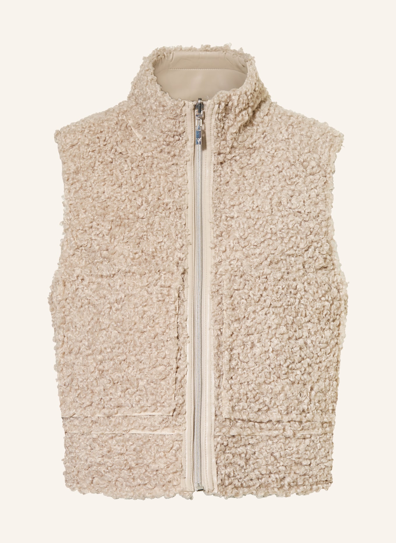 monari Weste mit Teddyfell zum Wenden: BEIGE
