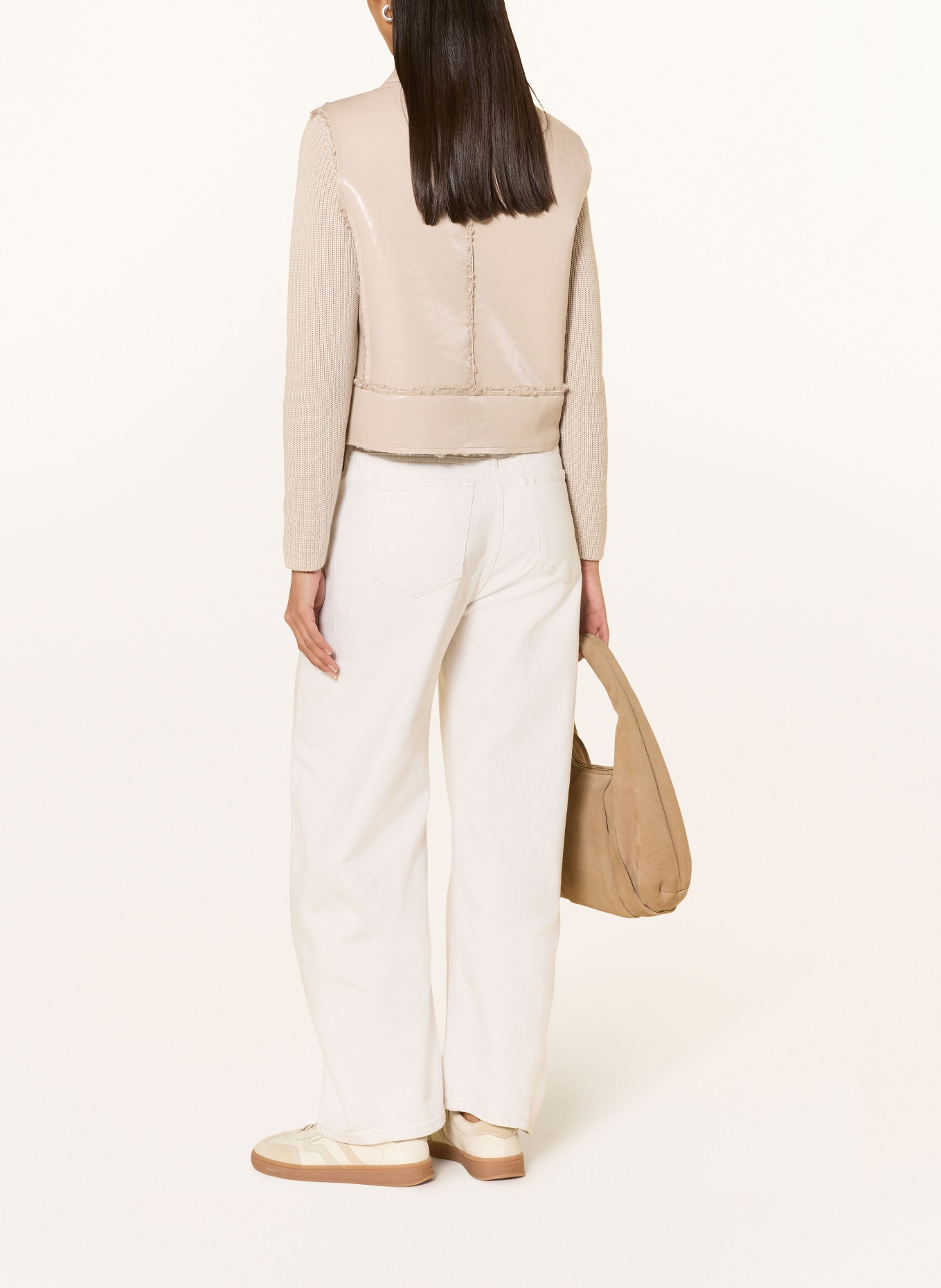 monari Weste mit Teddyfell zum Wenden: BEIGE