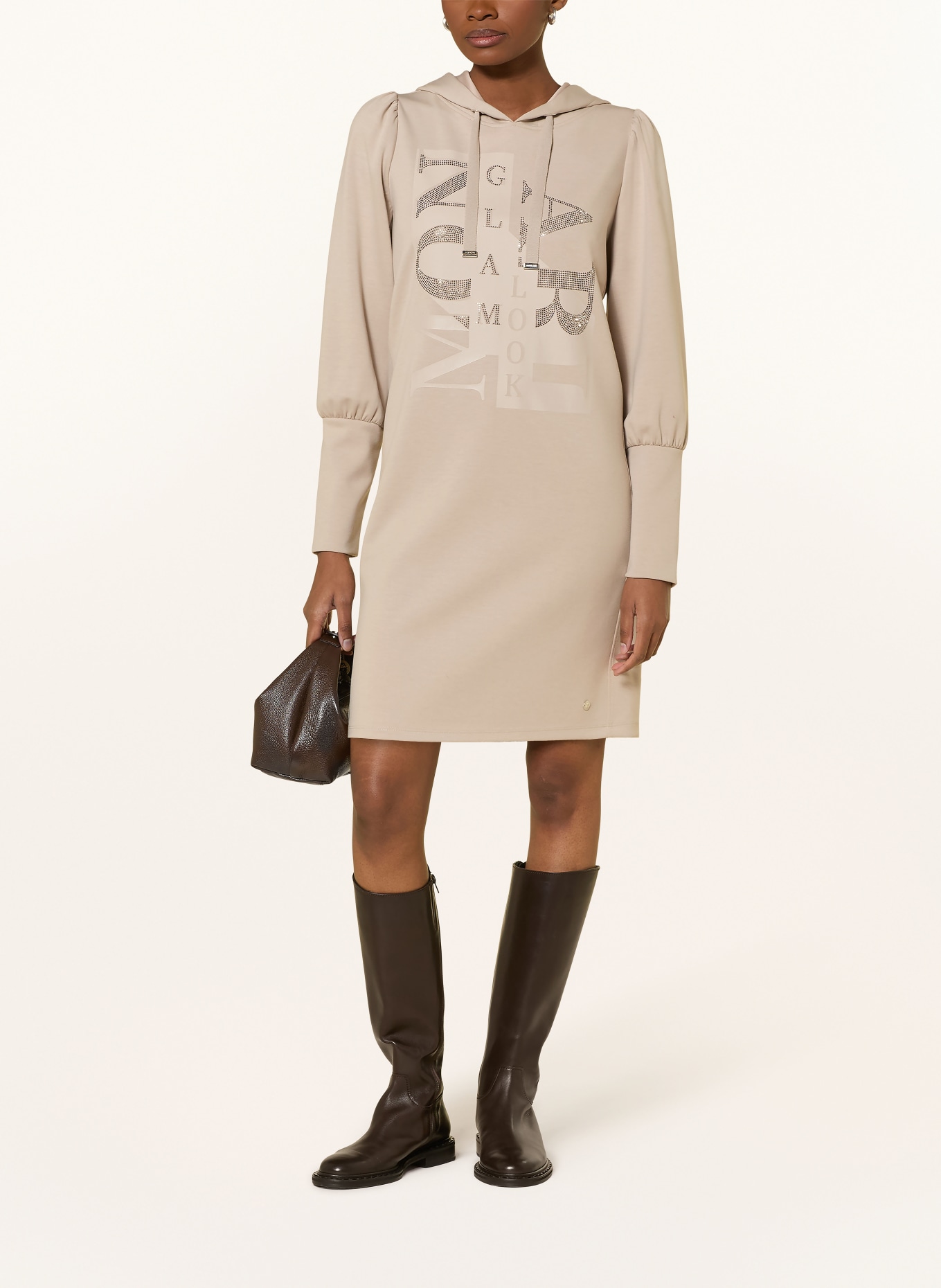 monari Sweatkleid: BEIGE