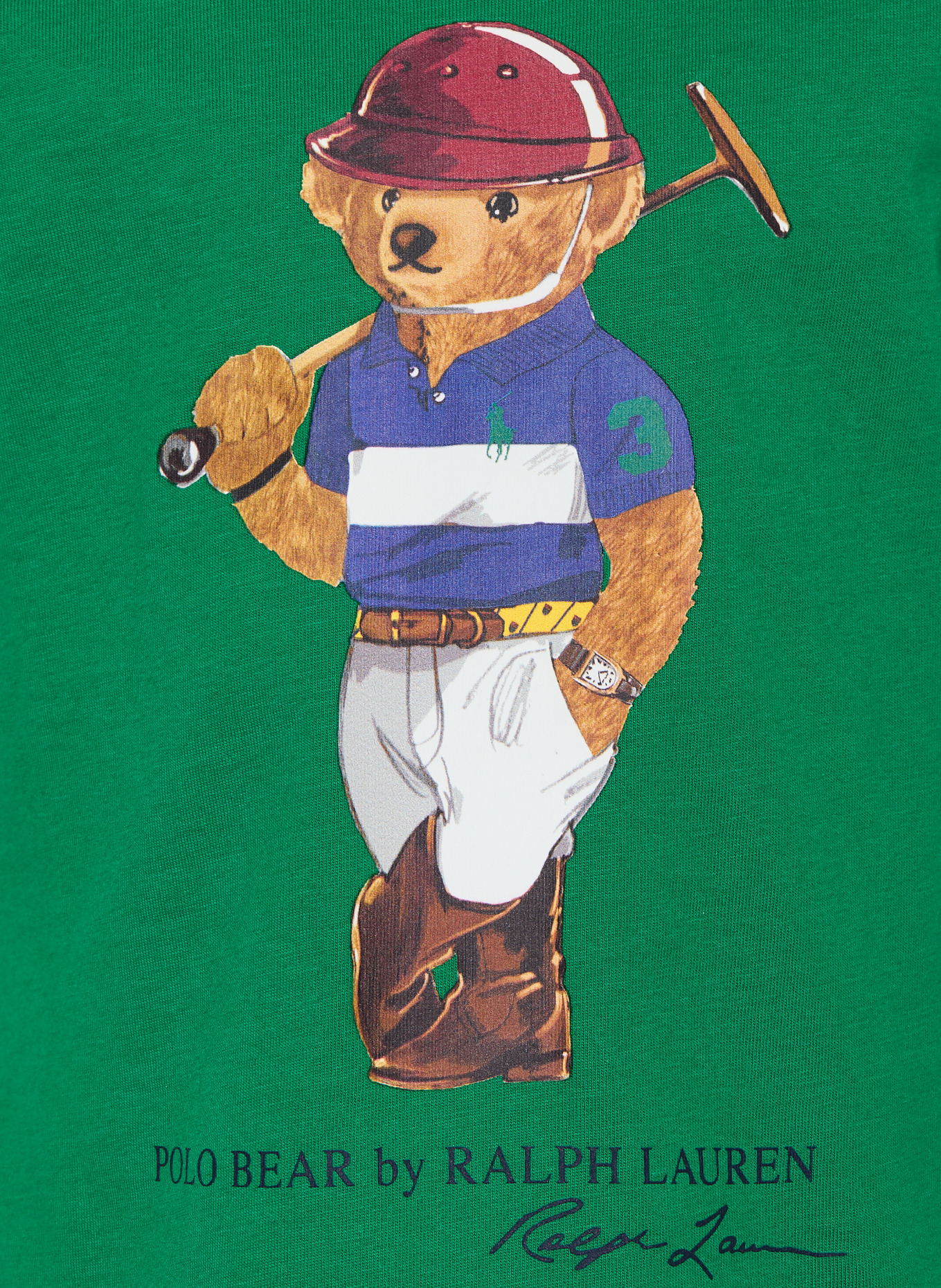 POLO RALPH LAUREN tričko: SVĚTLE HNĚDÁ / SVĚTLE HNĚDÁ / MODRÁ