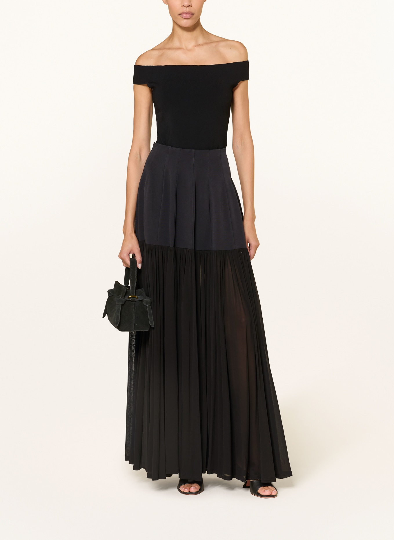 SIMKHAI Spódnica z dżerseju SAYRIN: CZARNY