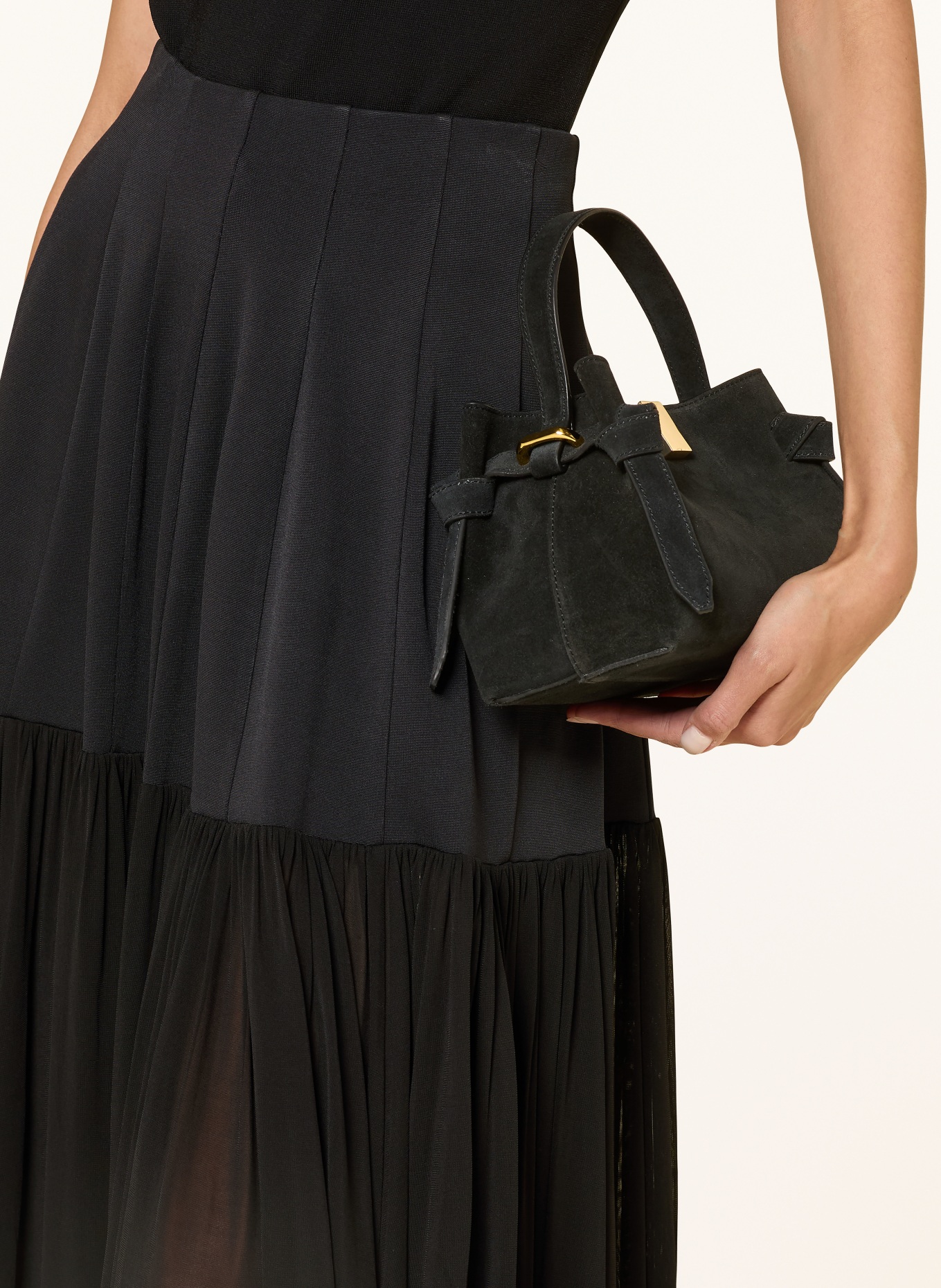 SIMKHAI Spódnica z dżerseju SAYRIN: CZARNY