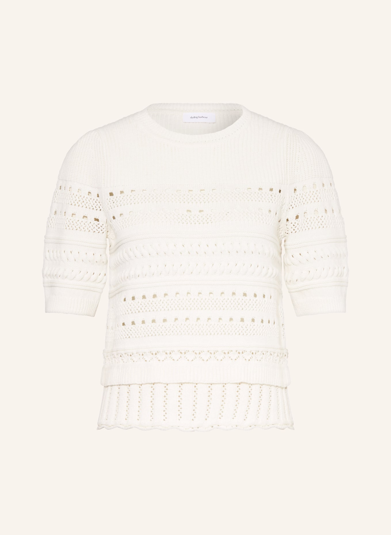darling harbour pletená blůza: WHITE