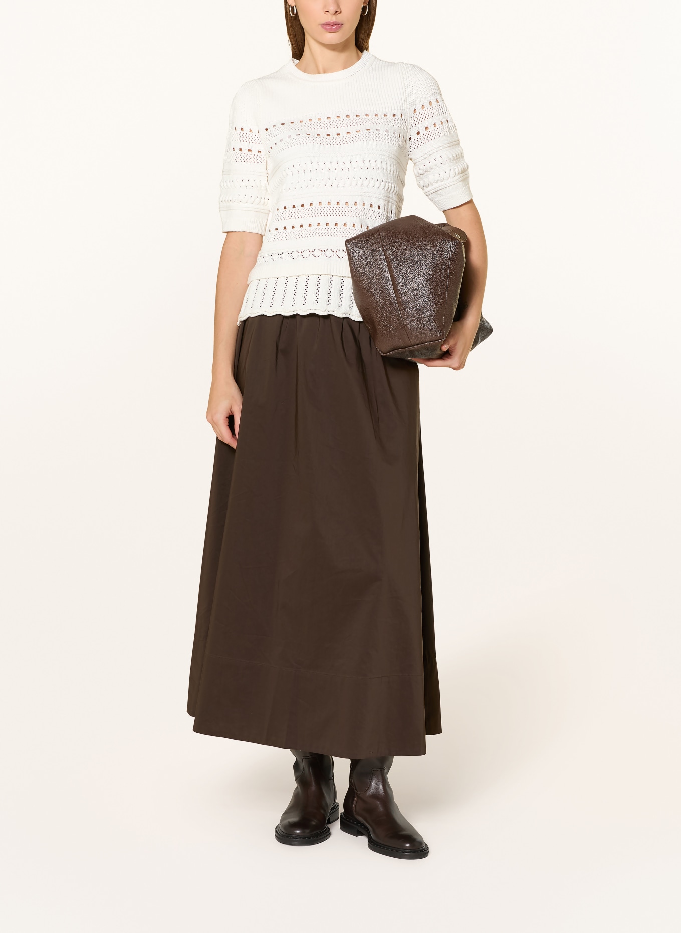 darling harbour pletená blůza: WHITE