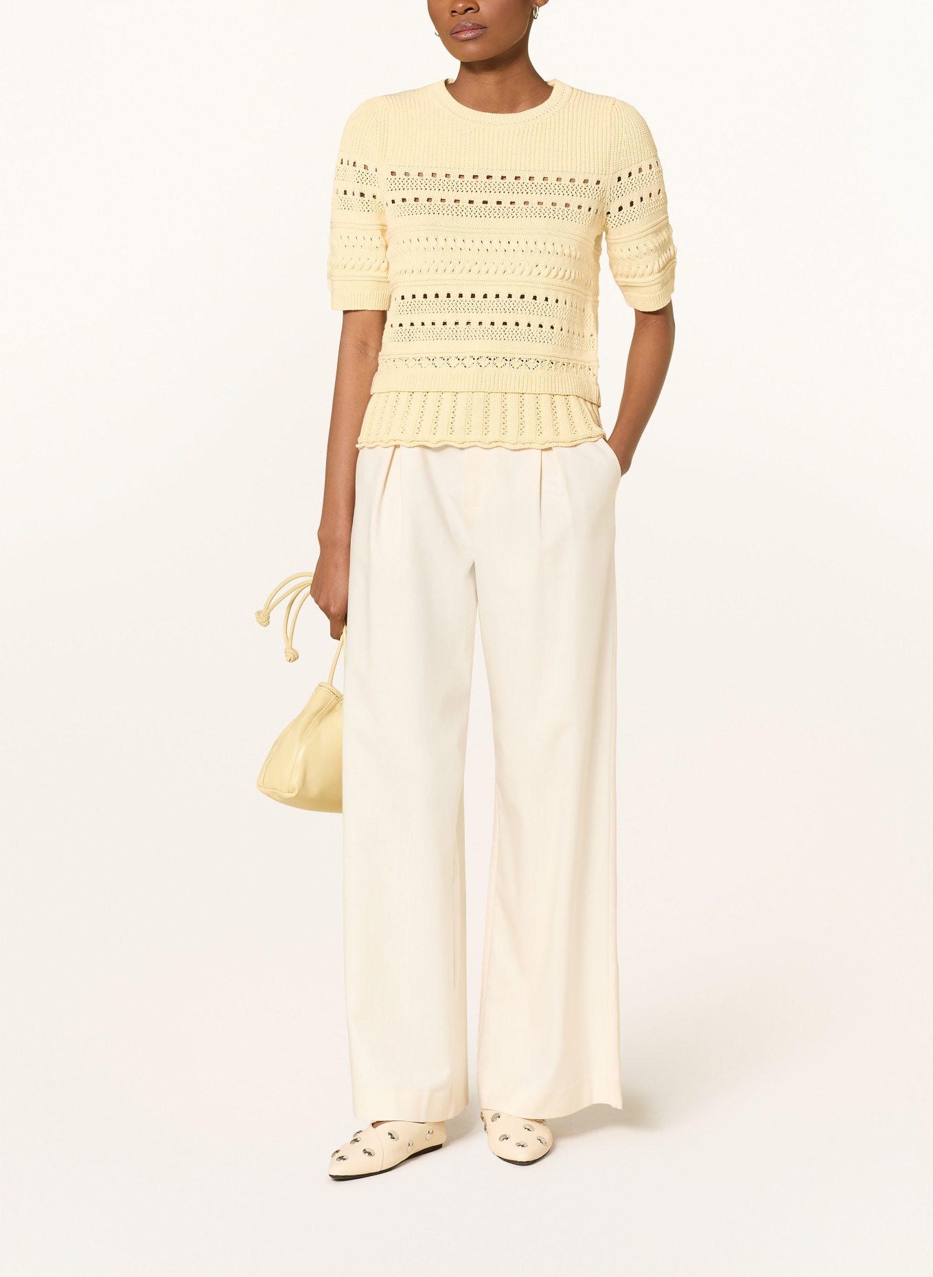 darling harbour Strickbluse: VANILLA