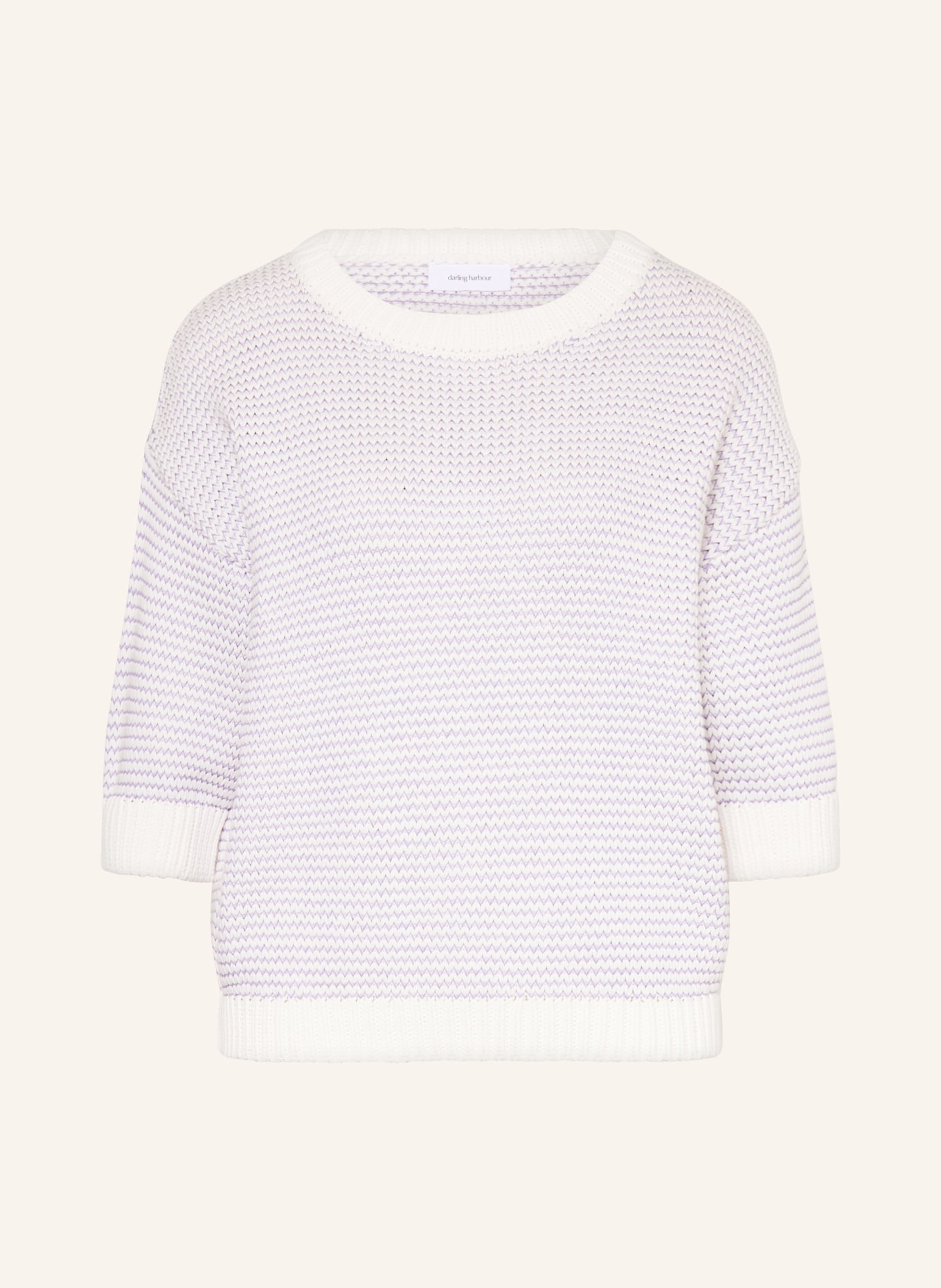 darling harbour pletená blůza: white / lilac