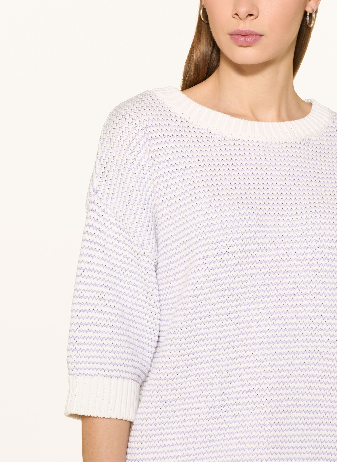 darling harbour pletená blůza: white / lilac