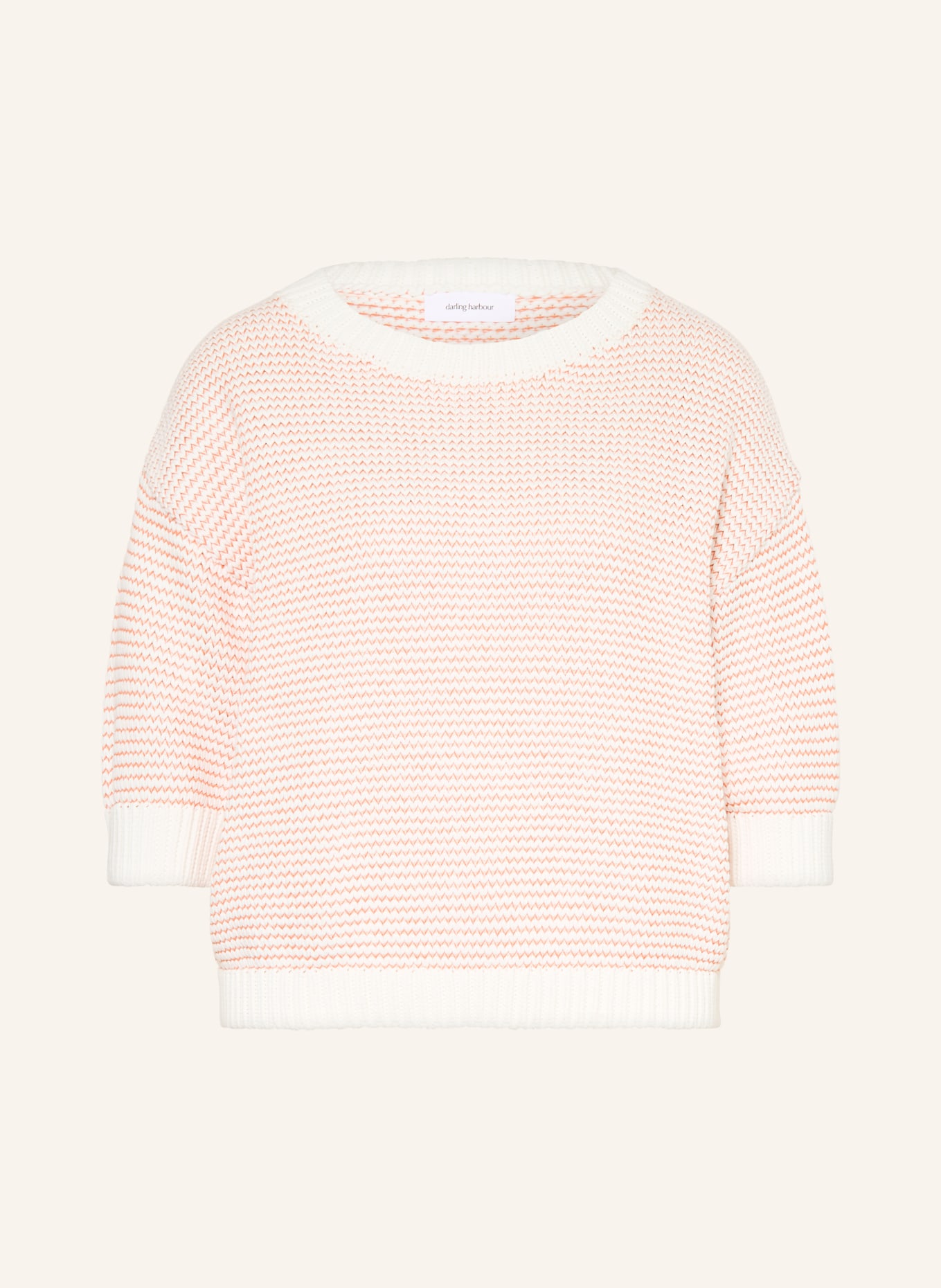 darling harbour pletená blůza: white / apricot