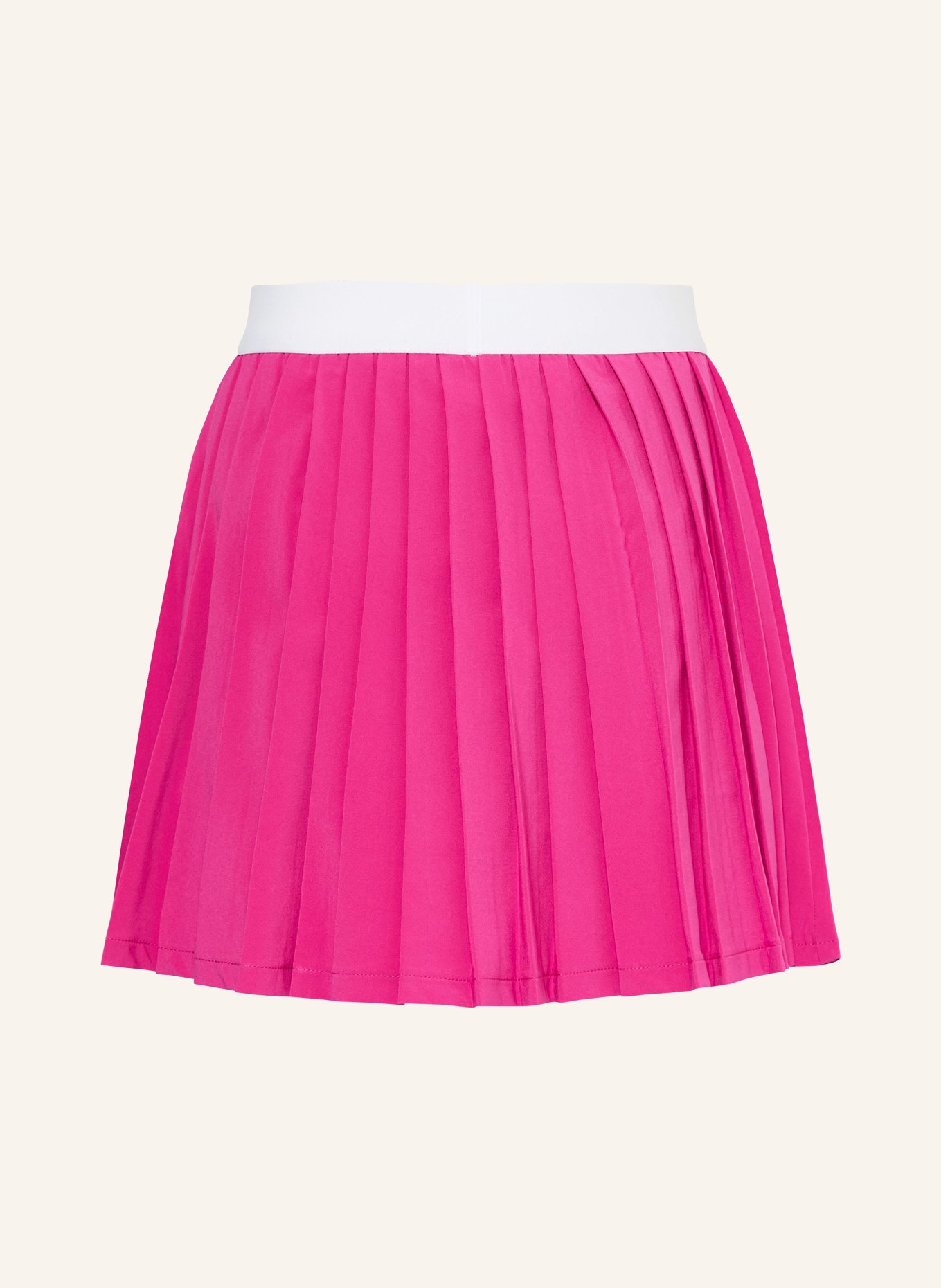 POLO RALPH LAUREN Skort mit Plissees: PINK / WEISS