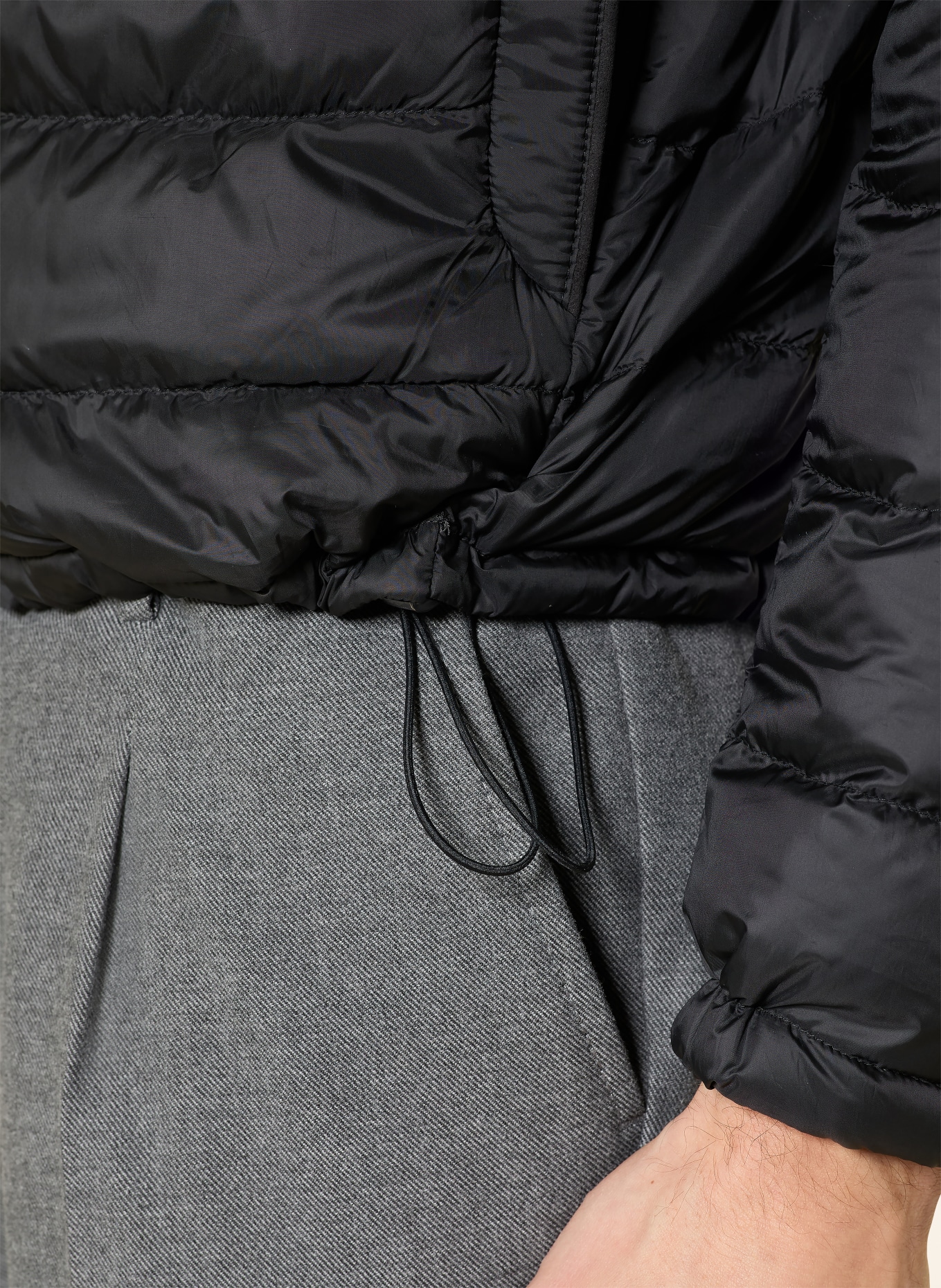 PAUL & SHARK Lightweight-Daunenjacke mit abnehmbarer Kapuze: SCHWARZ