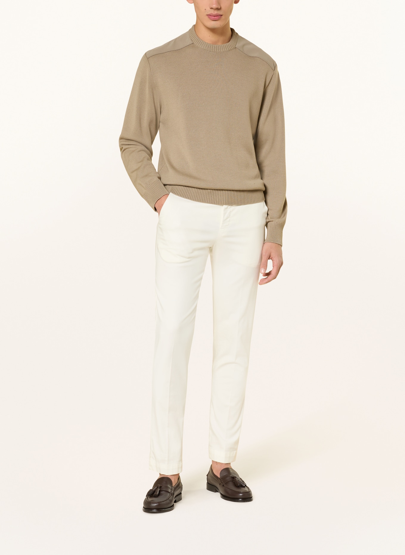 PAUL & SHARK Pullover: HELLBRAUN