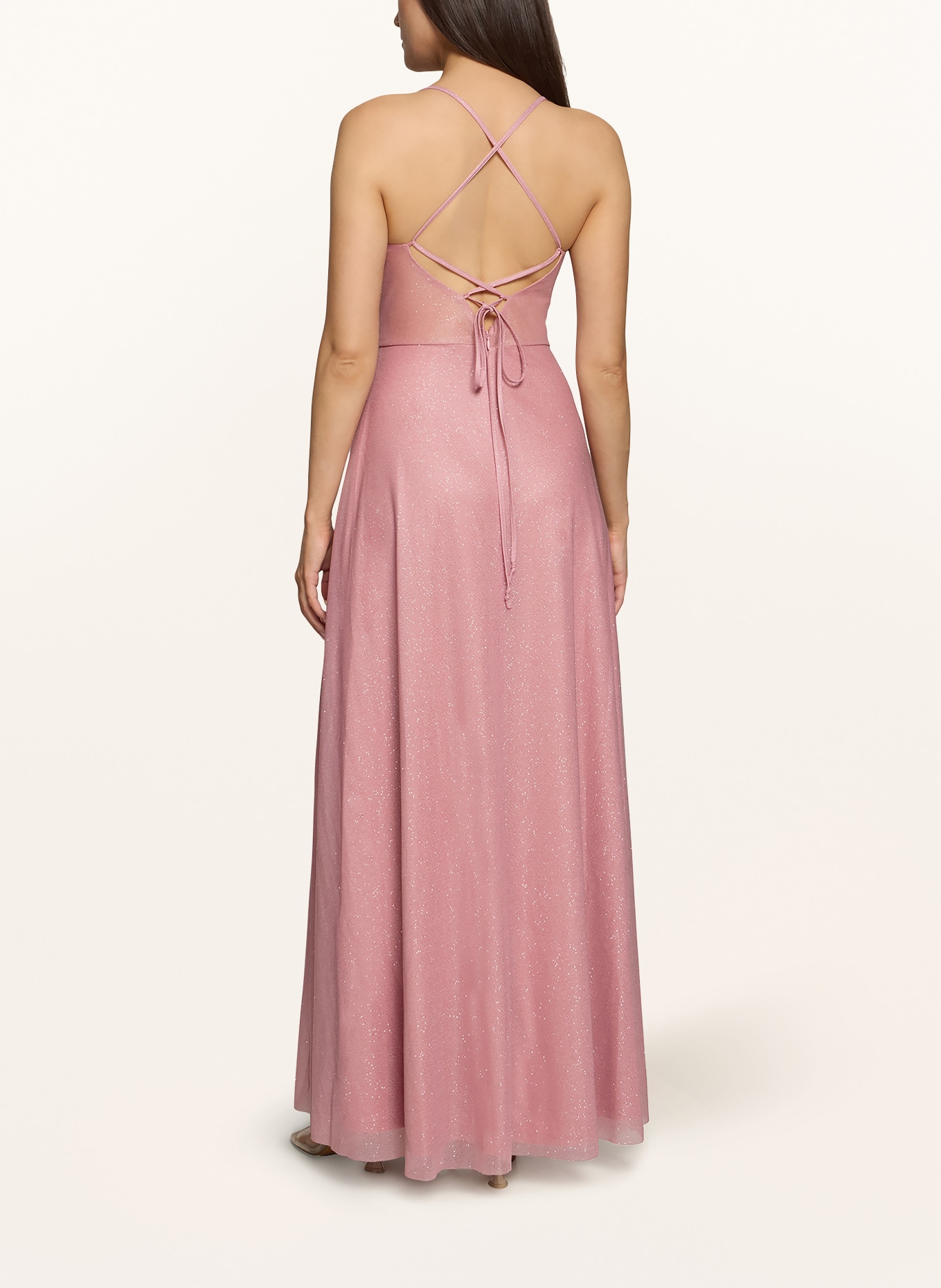 Suddenly Princess Abendkleid mit Glitzergarn: ROSÉ