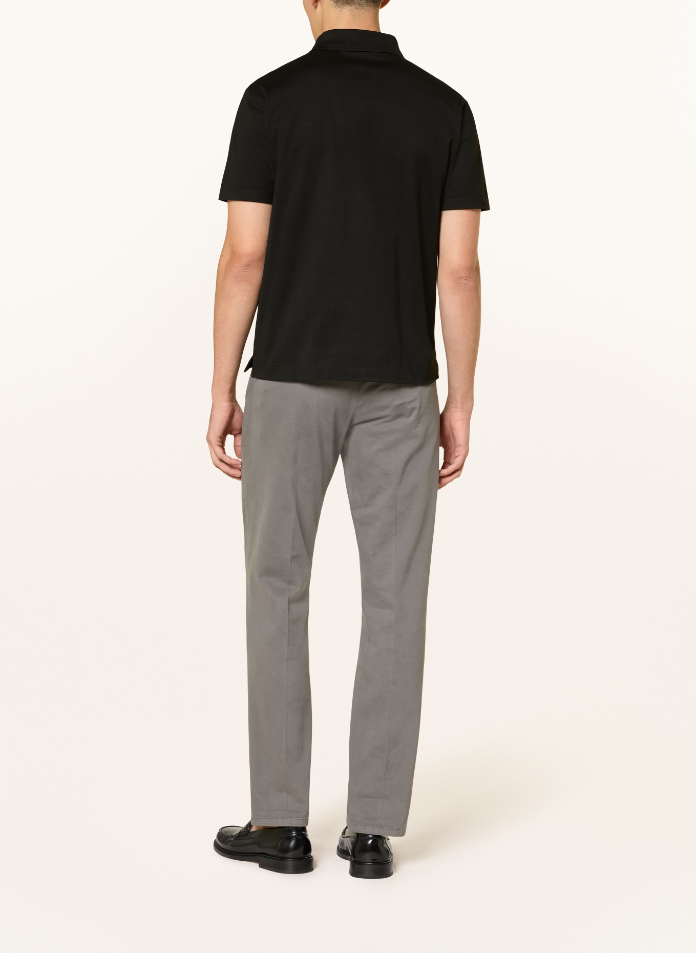 PAUL & SHARK Piqué-Poloshirt: SCHWARZ / WEISS