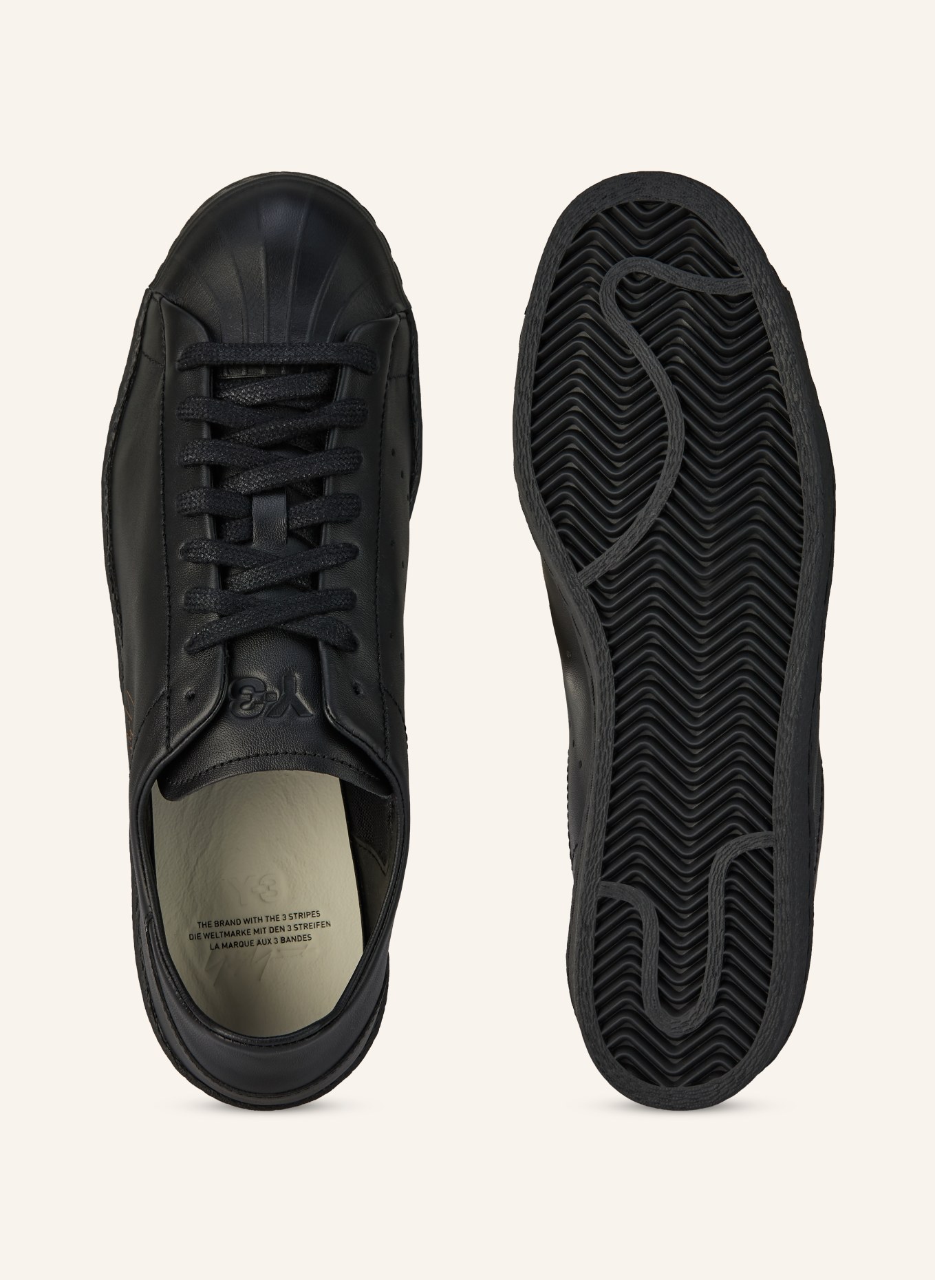 Y-3 Y-3 SUPERSTAR sneakers: BLACK