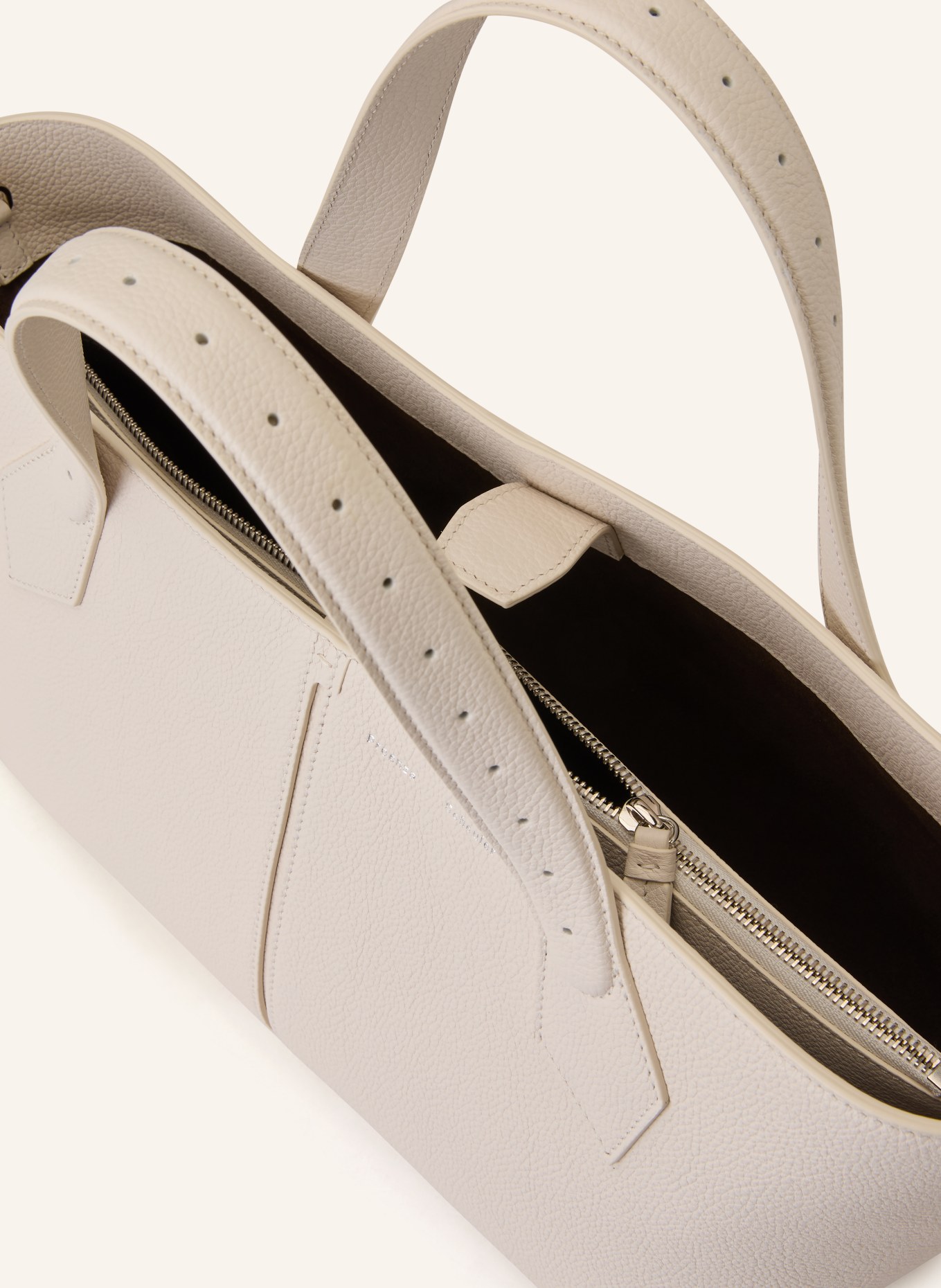 Proenza Schouler Torebka EAST WEST TOTE: BIAŁY / SREBRNY