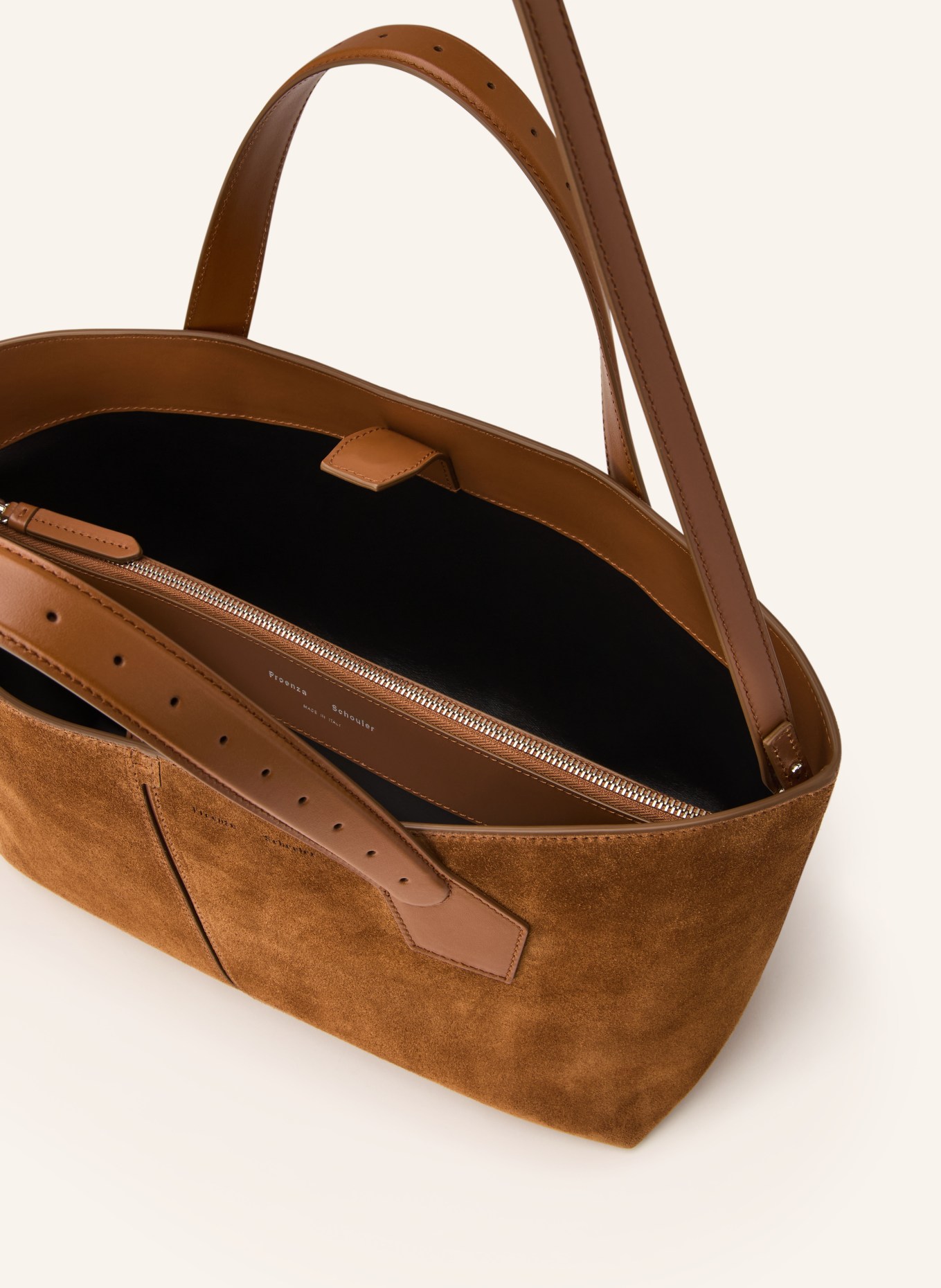 Proenza Schouler Kabelka EAST WEST: HNĚDÁ