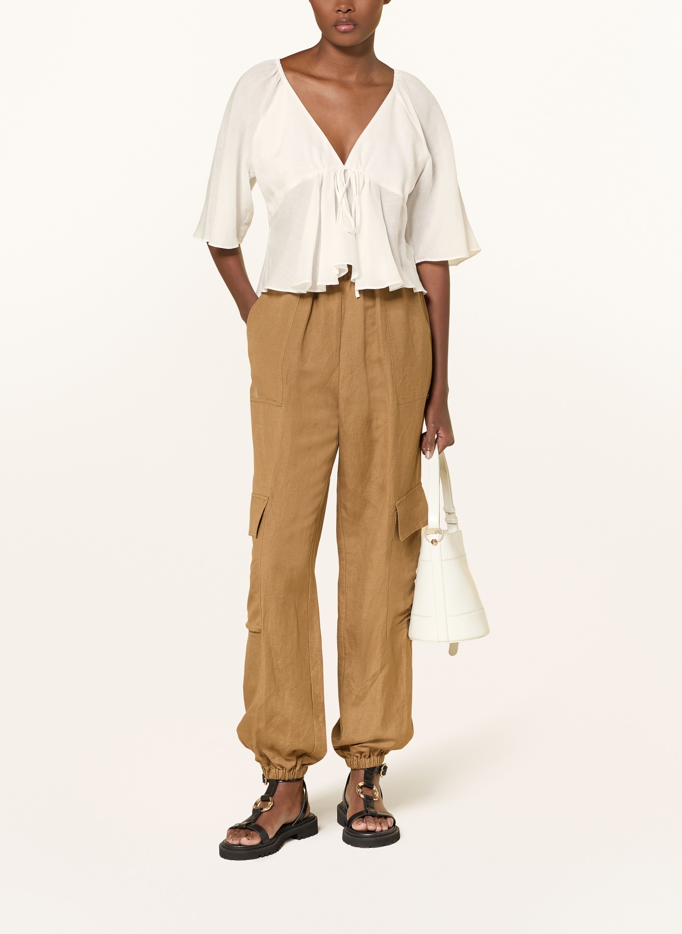 MRS & HUGS Blusenshirt: WEISS