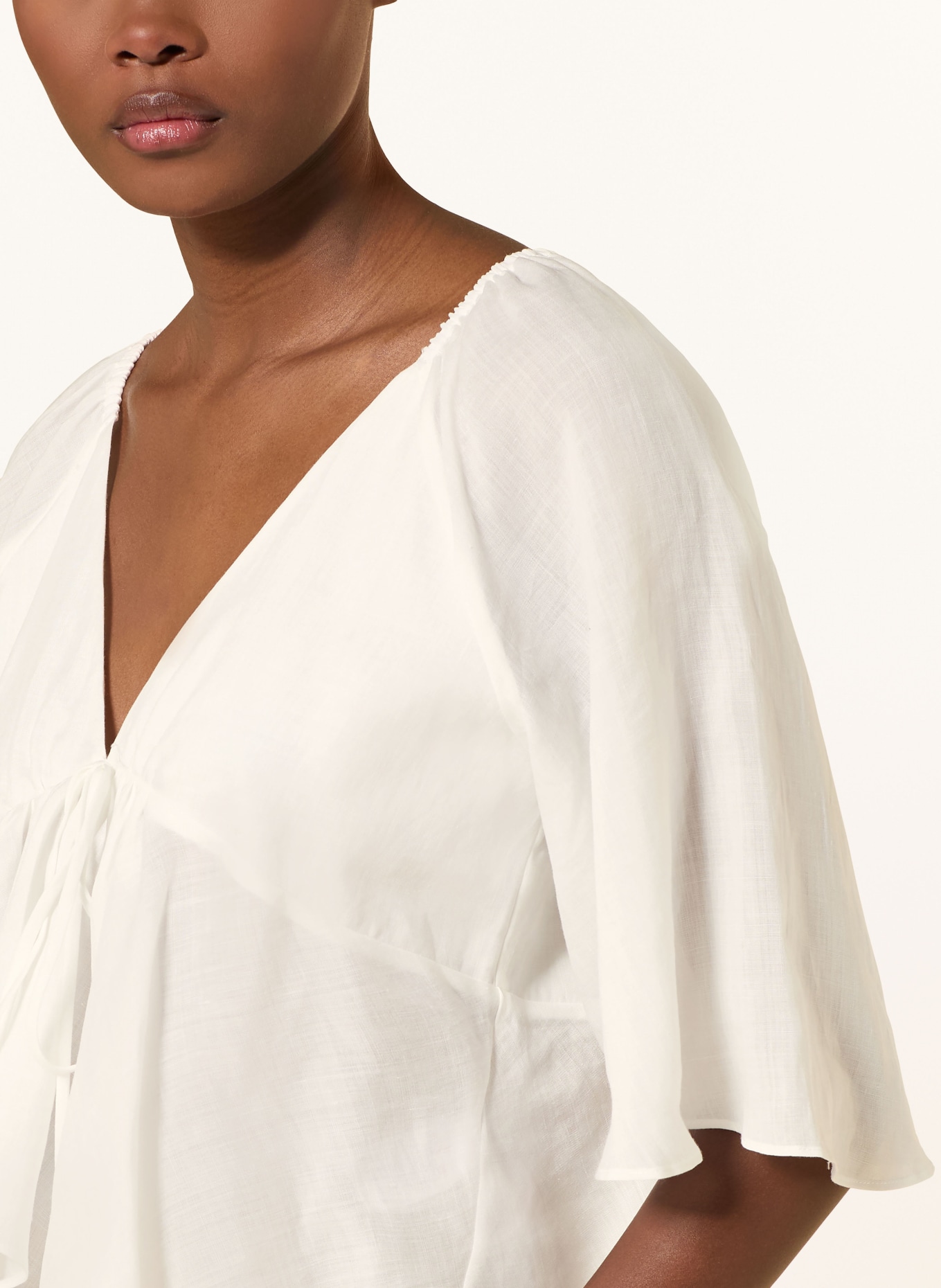 MRS & HUGS Blusenshirt: WEISS