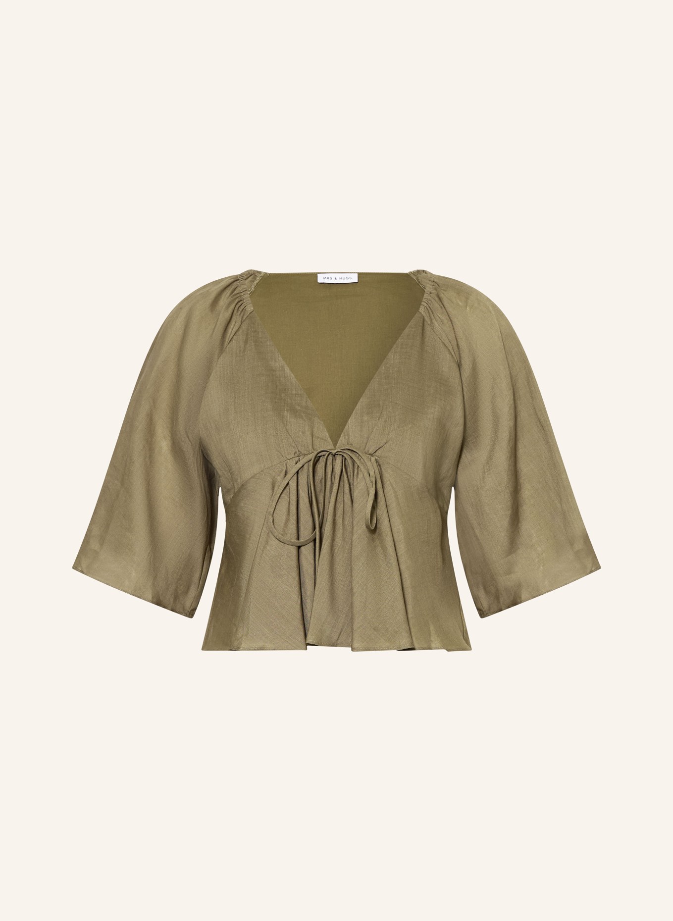 MRS & HUGS Blusenshirt: OLIV