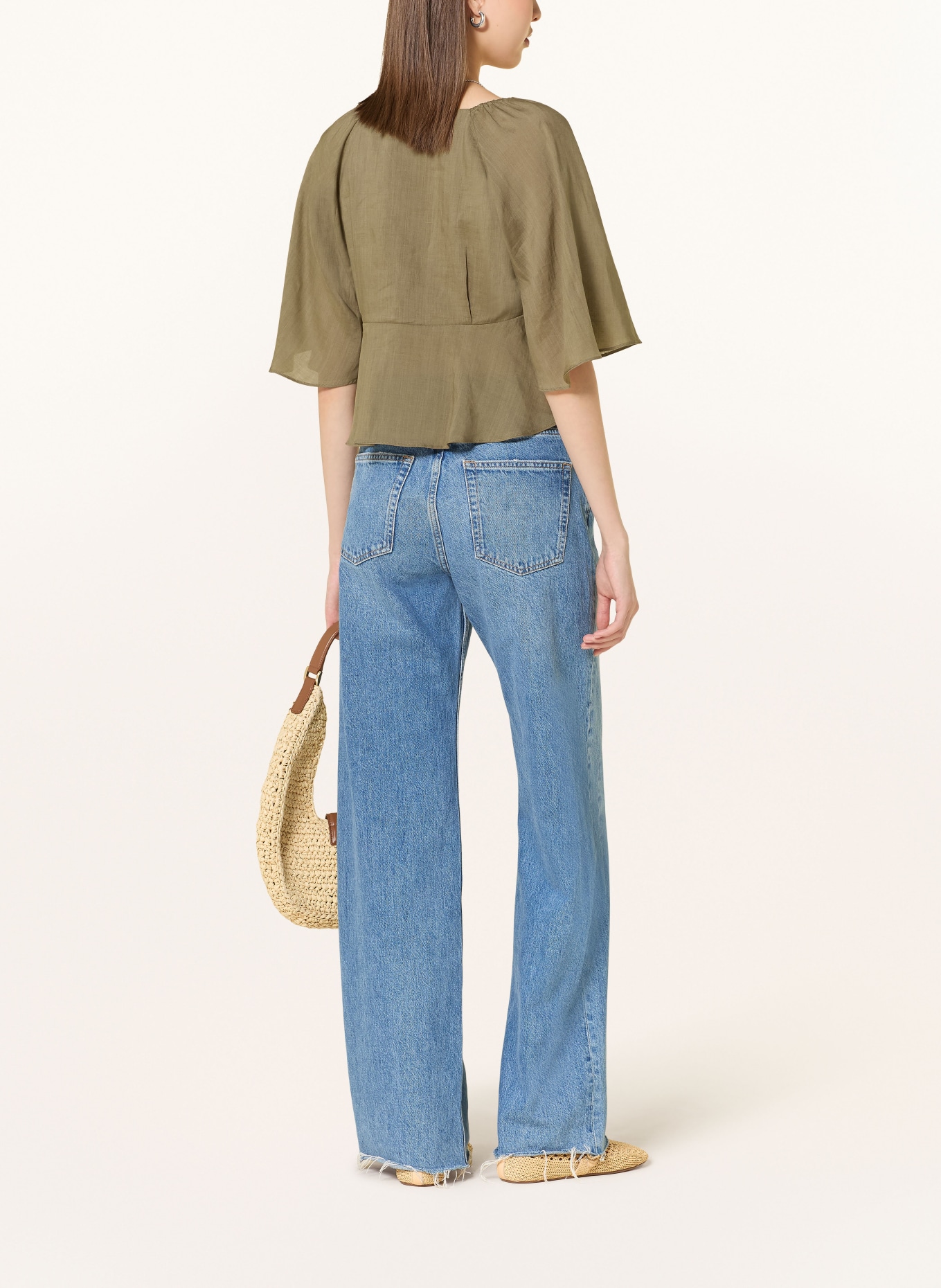 MRS & HUGS Blusenshirt: OLIV