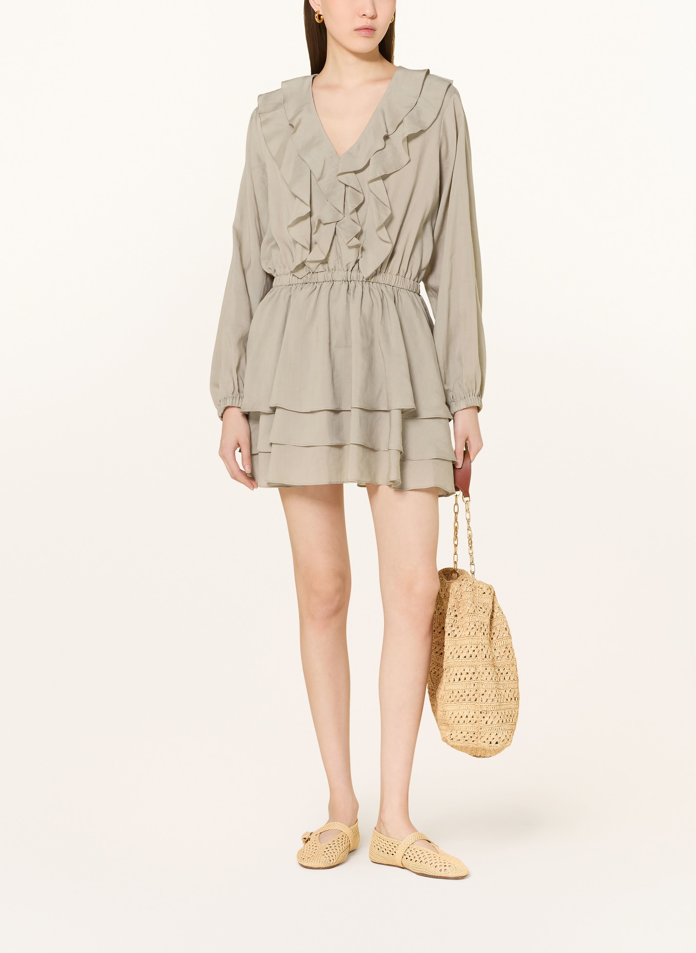 MRS & HUGS Šaty s volány: OLIVOVÁ